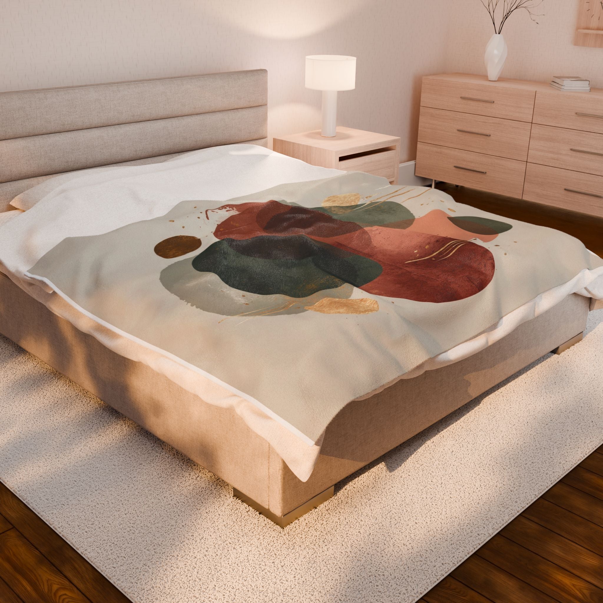 Organic Layers: Watercolor Abstract, Contemporary Minimalist Composition   |    Custom Orders Available