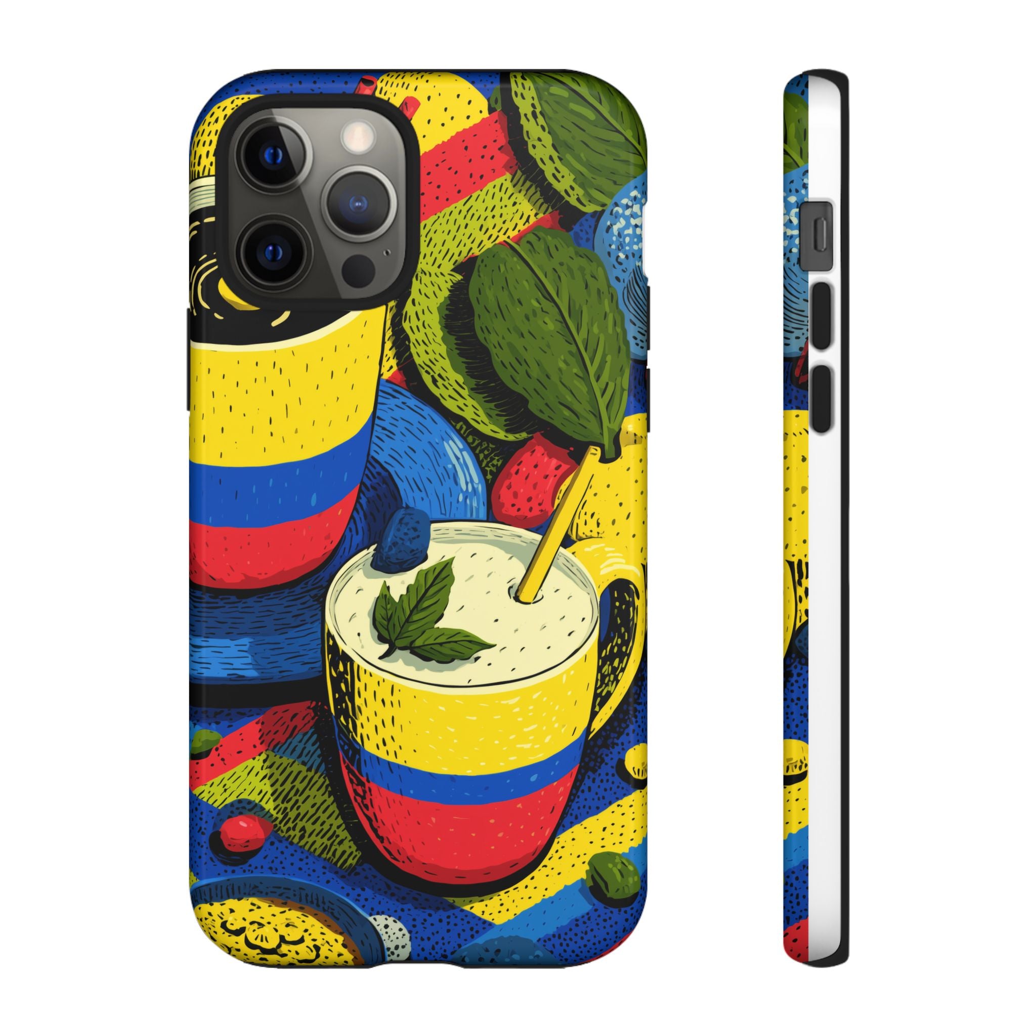 Vibrant Phone Case for Tough Cases | Colorful Colombian Art, Unique Gift, Trendy Accessory, Summer Style, Festival Must-Have