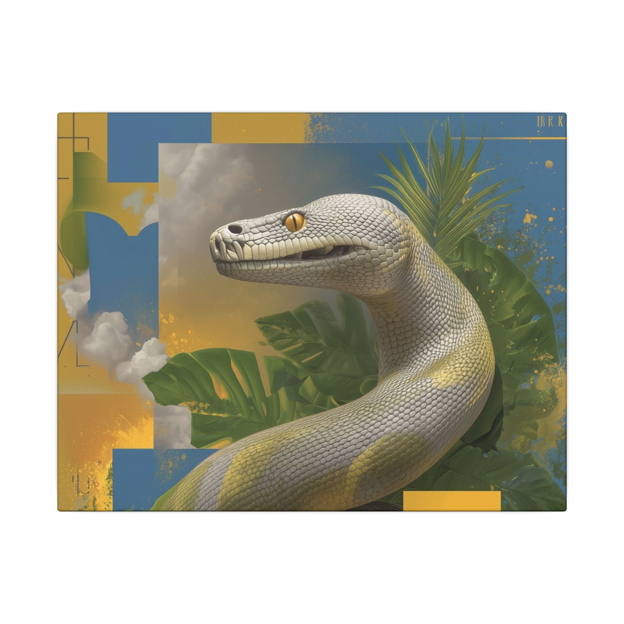 Serpent Geometry: Tropical Scales in Digital Art, Surreal Nature Composition   |    Custom Orders Available