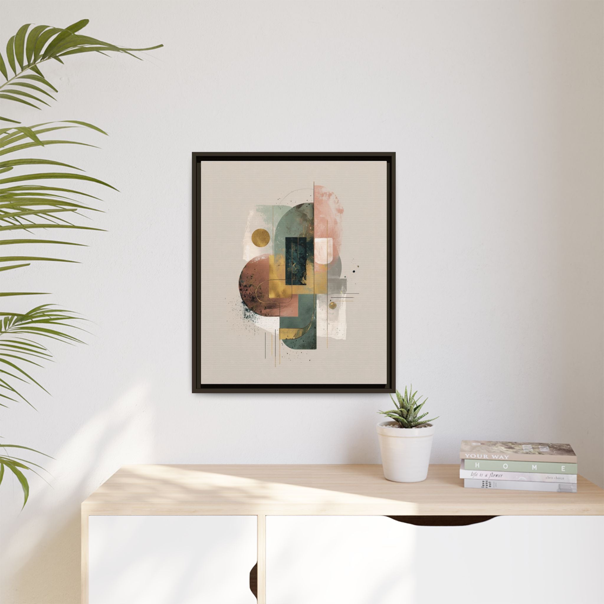 Organic Geometries: Fragmented Forms, Digital Abstract Composition, Layered Minimalist Art   |   Custom Orders Accepted