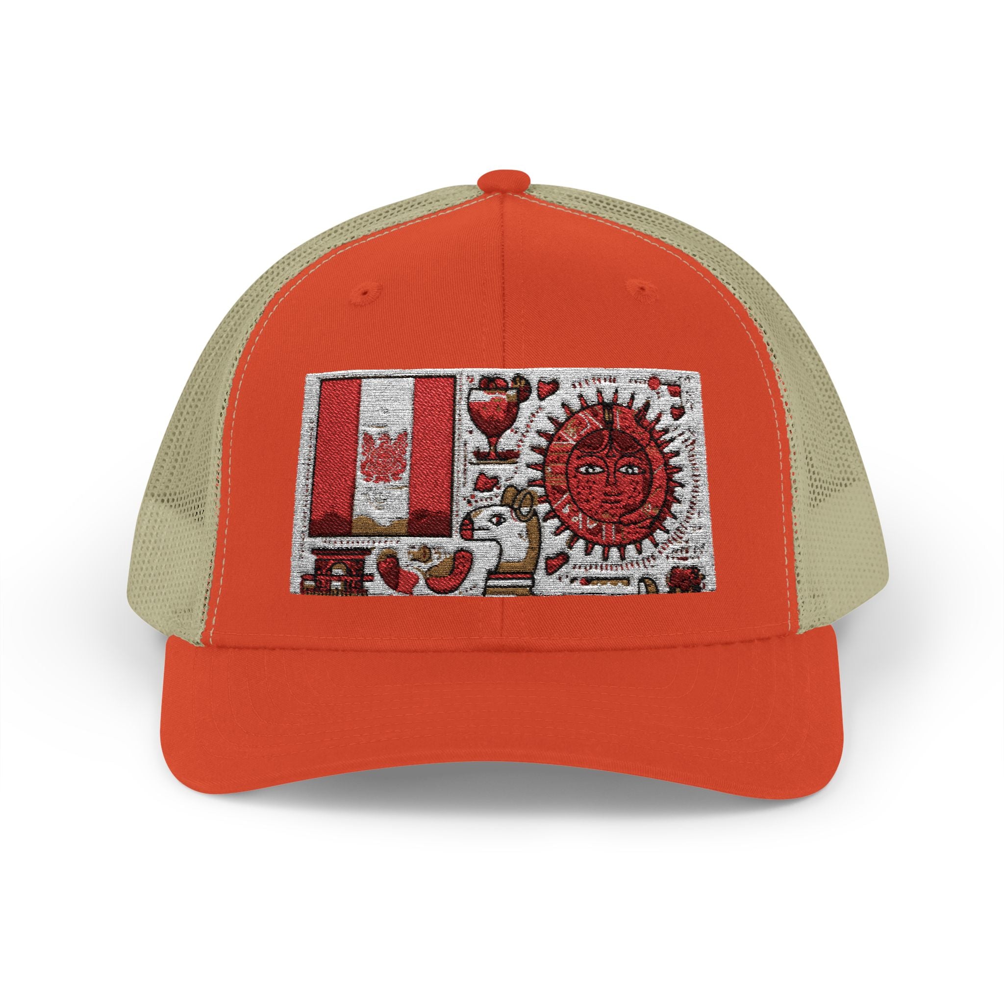 Peruvian Flag Snapback Trucker Cap, Patriotic Cap, Unique Gift for Him, Travel Accessory, Outdoor Summer Hat, Sports Headwear, Peru