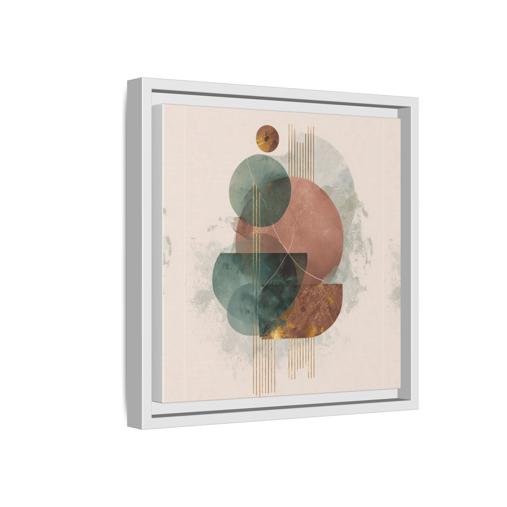 Translucent Geometries: Abstract Circles, Mid-Century Minimalism, Watercolor Layers   |   Custom Orders Accepted