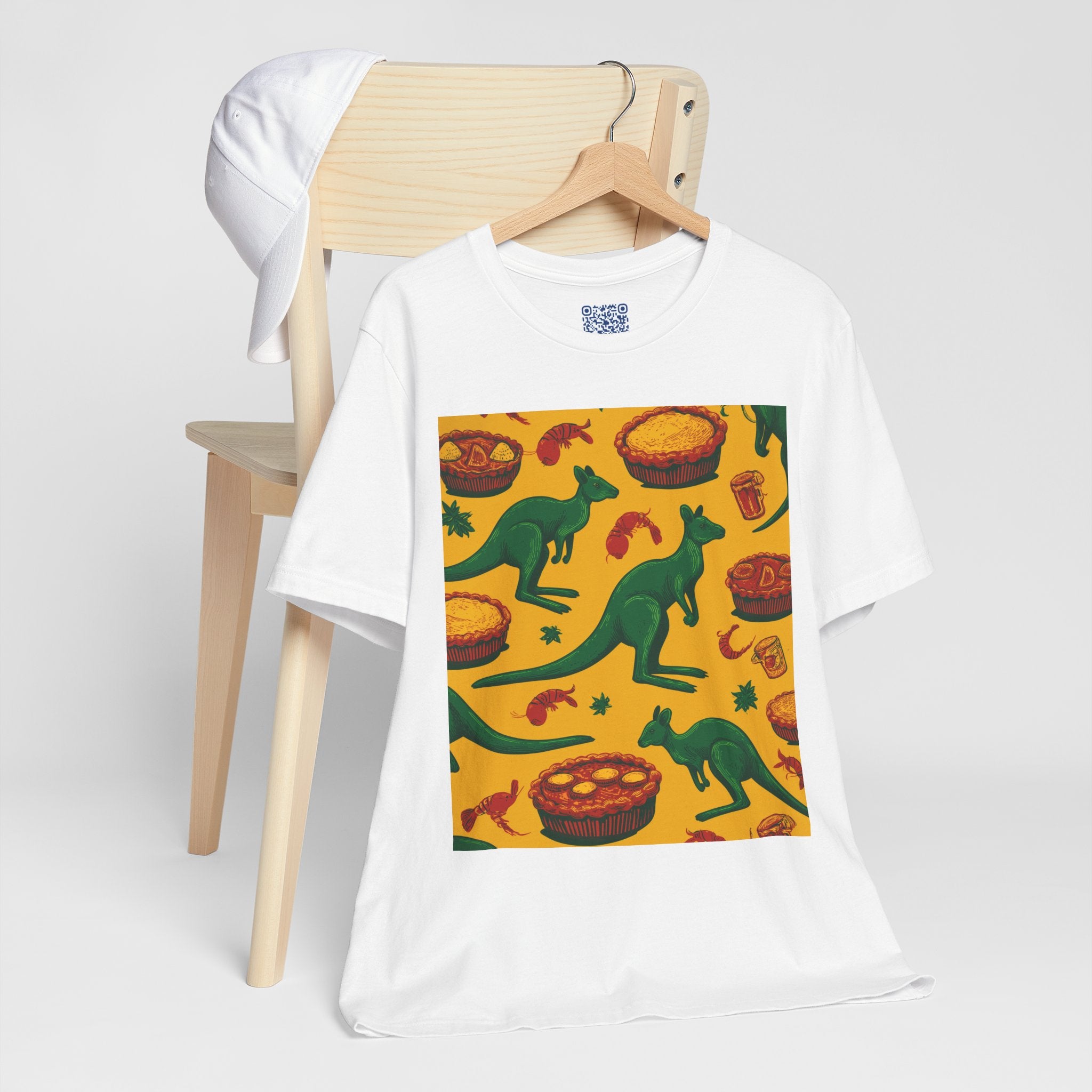 Australian Kangaroo Tee, Unisex Comfort T-Shirt, Casual Wear, Animal Lover Gift, Unique Graphic Tee, Summer Apparel, Travel Shirt