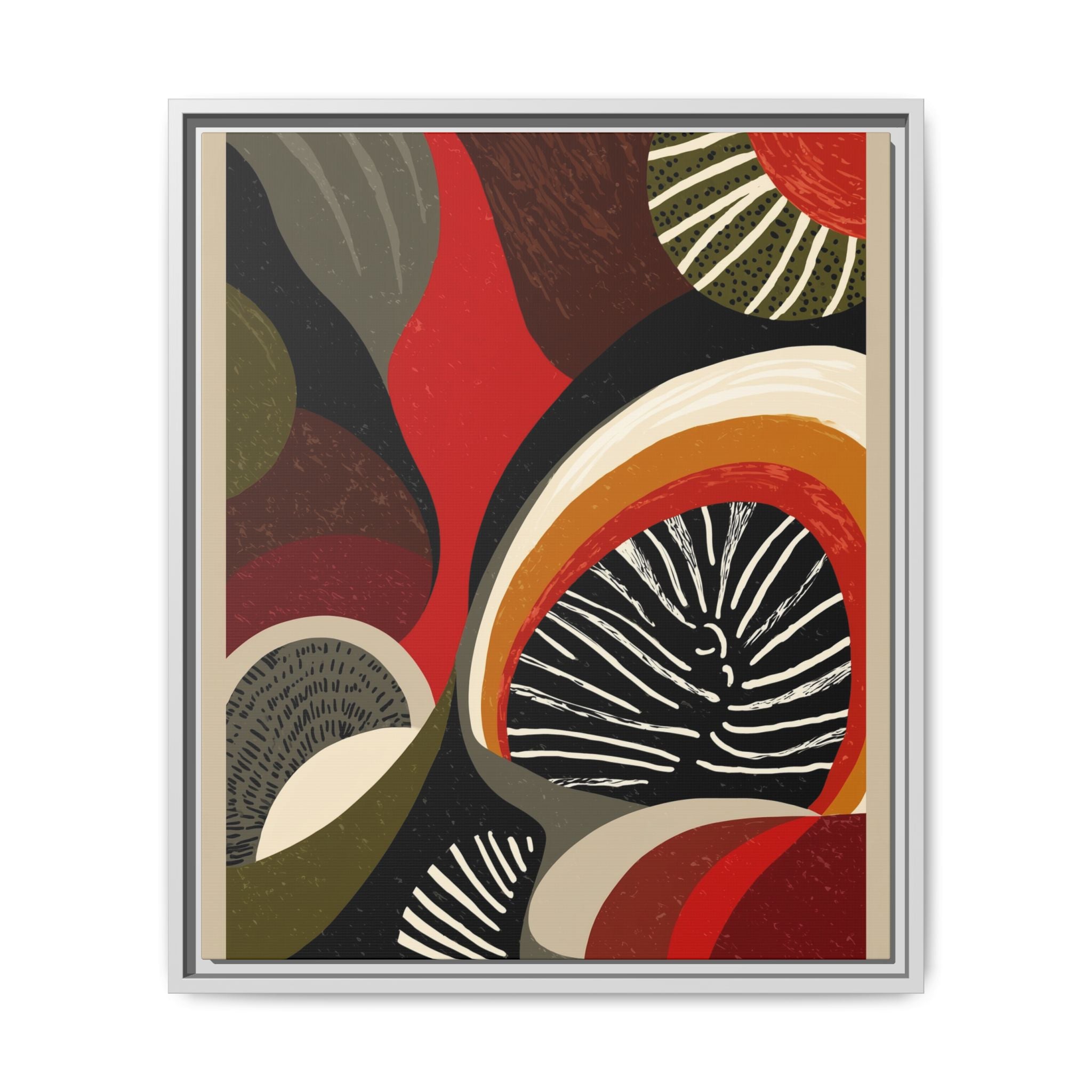 Geometric Rhythm: Abstract Composition, Mid-Century Modern Art, Radial Design Inspiration   |   Custom Orders Accepted