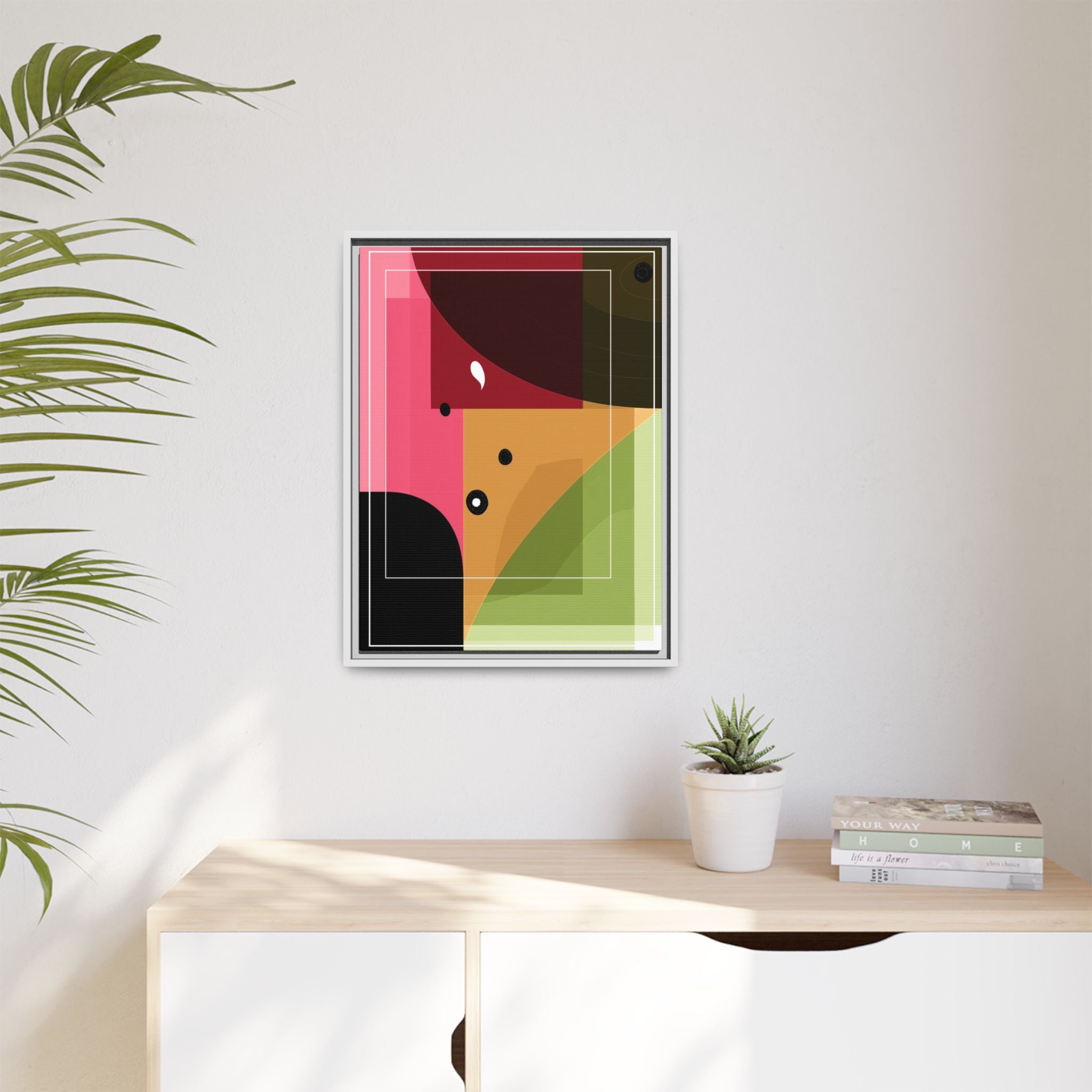 Geometric Convergence: Abstract Modernist Composition, Constructivist Color Blocking, Layered Geometric Design   |   Custom Orders Accepted