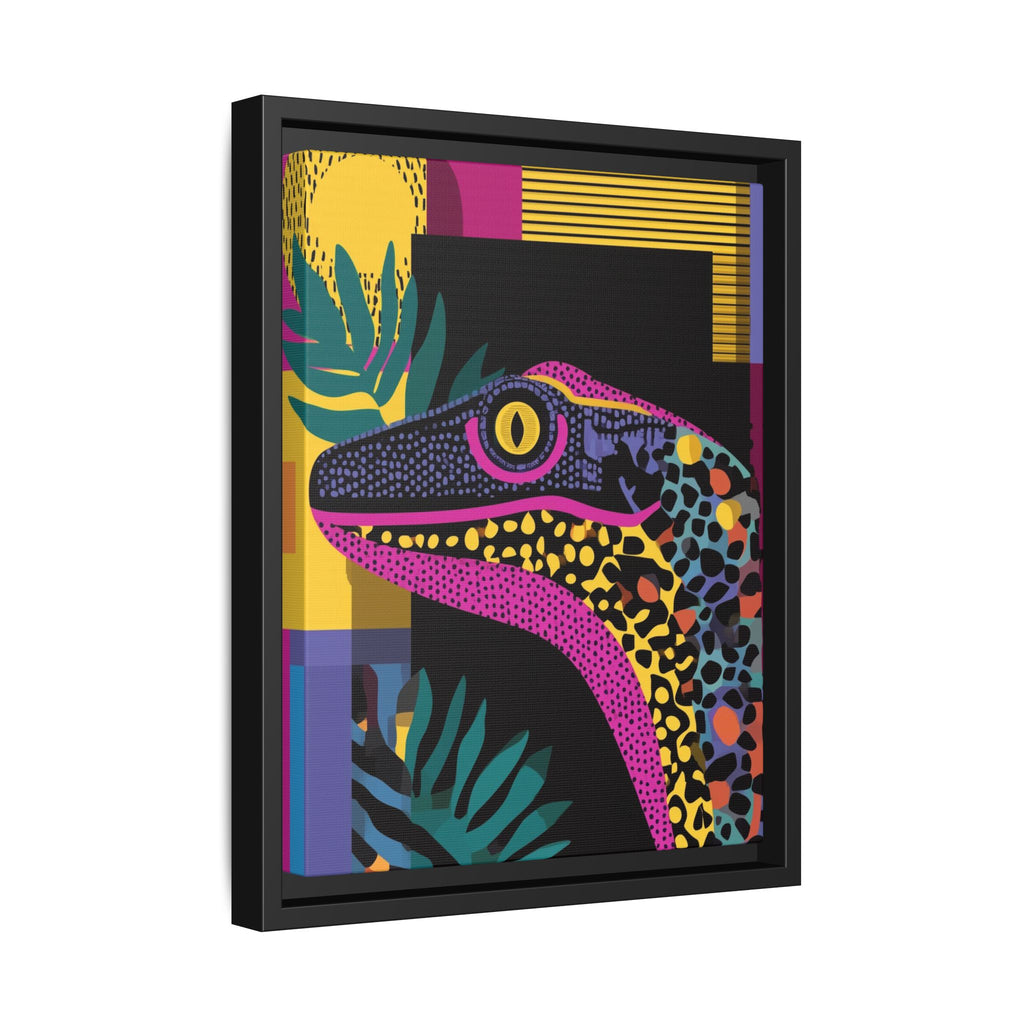 Raptor Kaleidoscope: Pop Art Dinosaur Portrait, Graphic Design Exotic Creature   |  Personalized & Custom Orders Available