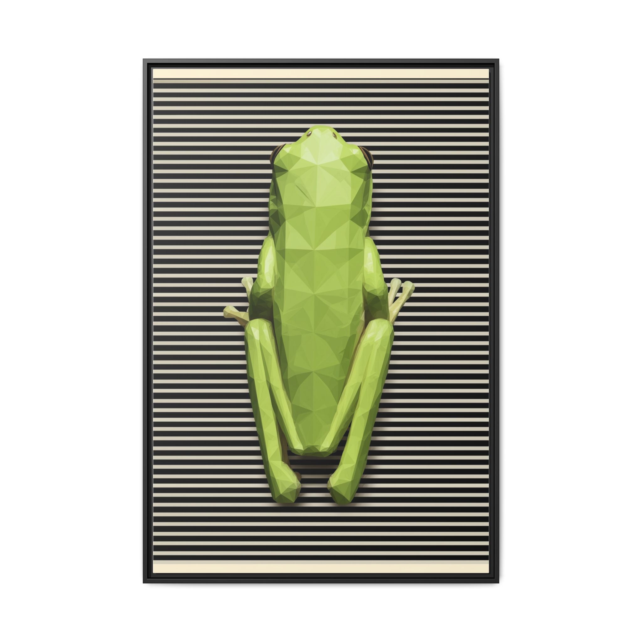 Geometric Amphibian: Low-Poly Frog Design, Digital Art Minimalism   |  Personalized & Custom Orders Available