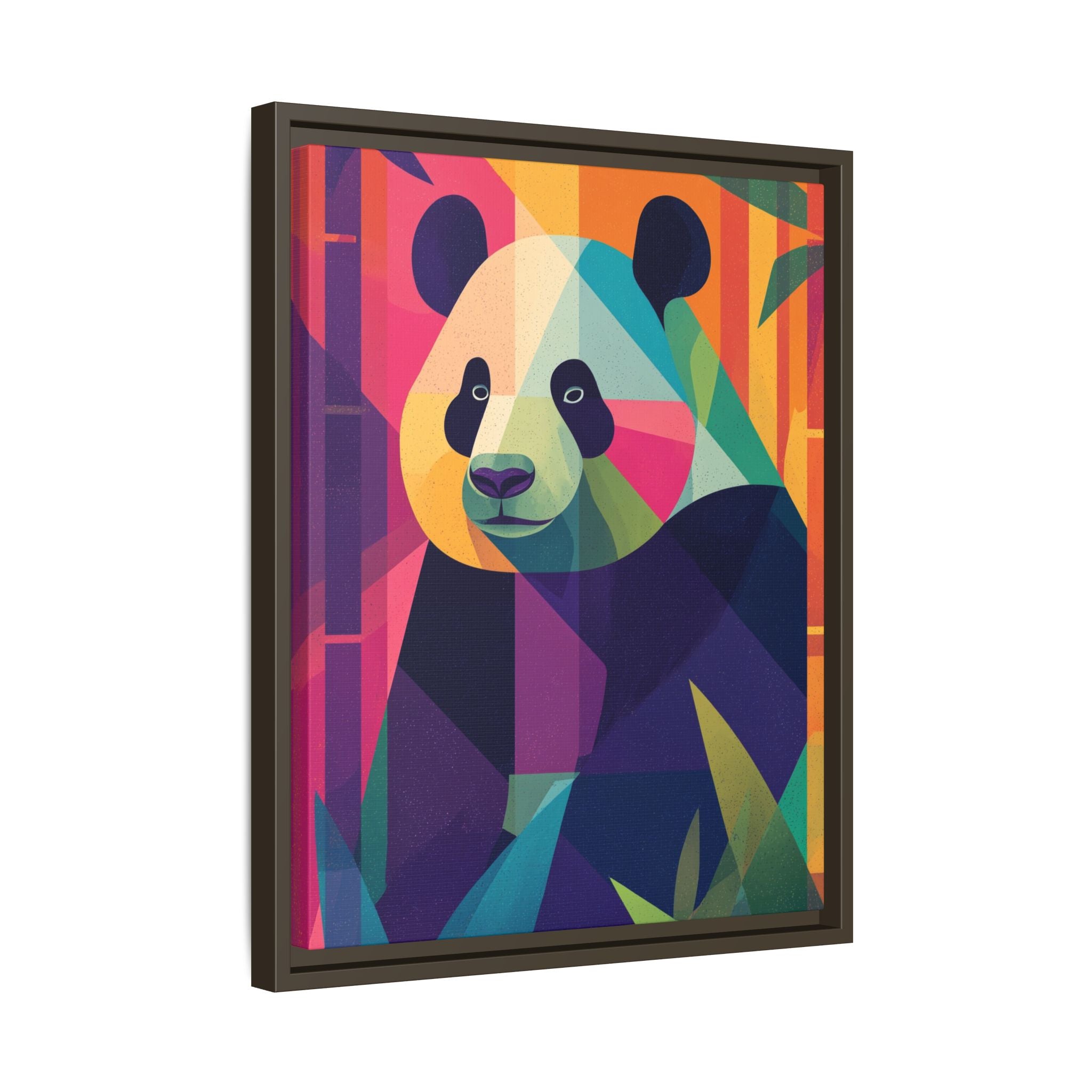 Geometric Panda: Mosaic Wildlife Portrait, Digital Polygonal Art   |  Personalized & Custom Orders Available