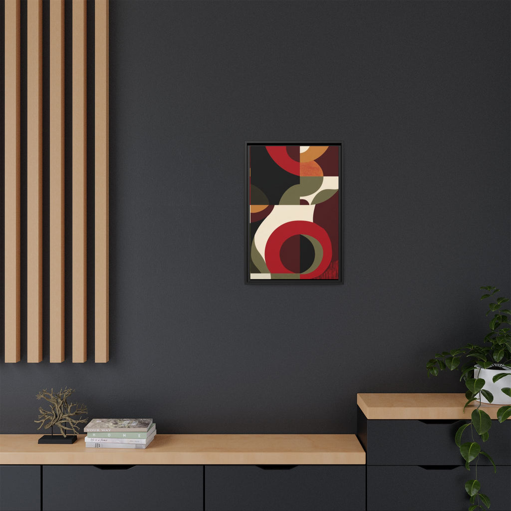 Geometric Intersections: Mid-Century Modern Design, Abstract Architectural Composition, Rhythmic Curved Forms   |   Custom Orders Accepted