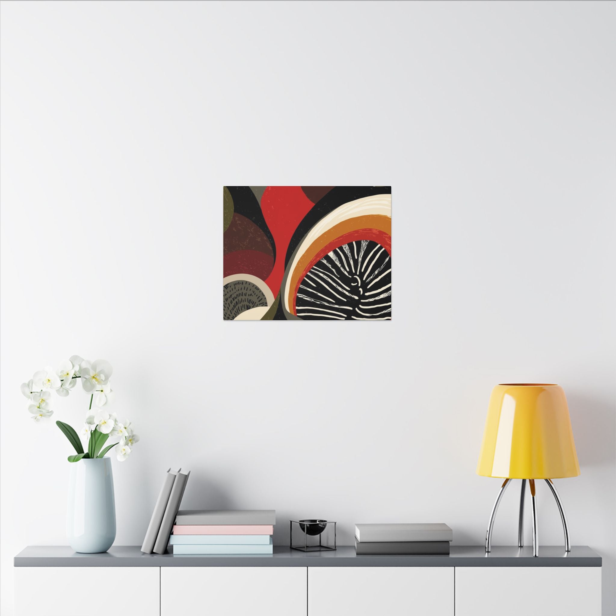 Harmonic Convergence: Organic Geometry, Mid-Century Modern Abstract, Earthy Palette Composition   |   Custom Orders Accepted