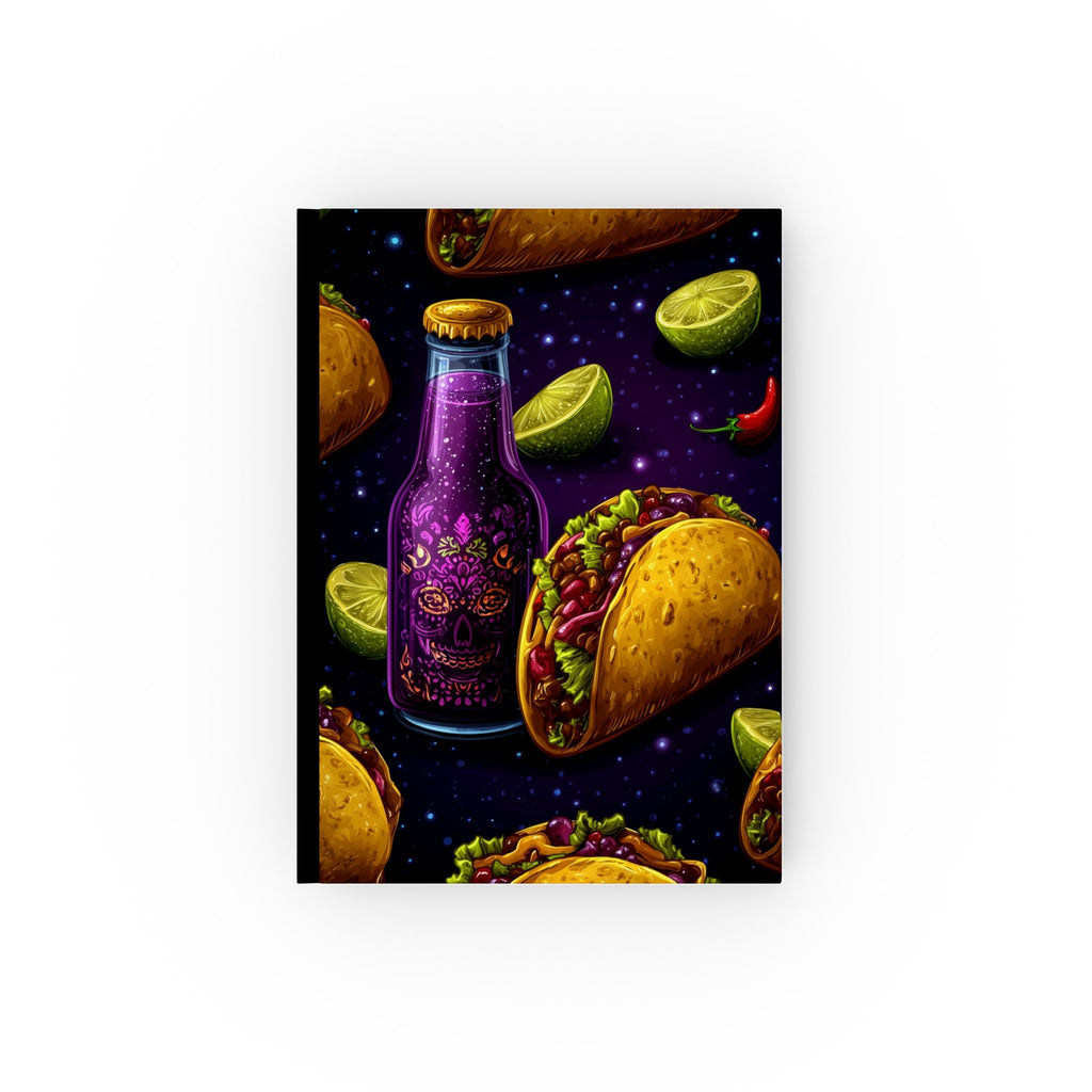 Cosmic Taco Nocturne: Culinary Celestial Feast, Mexican Food Illustration, Starry Night Gourmet Art | Custom Orders Accepted