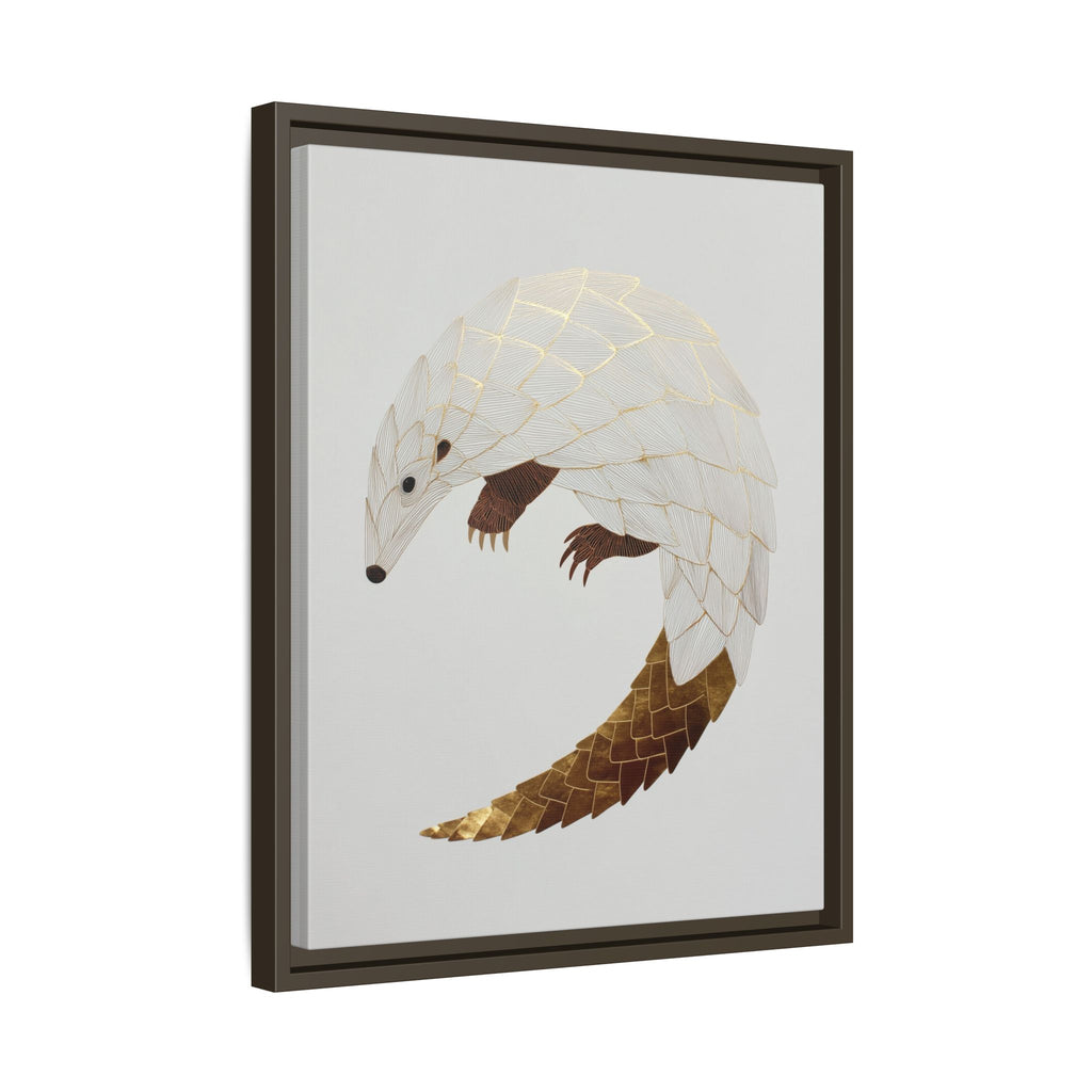 Geometric Hedgehog: Minimalist Wildlife Illustration, Layered Metallic Geometric Art   |    Custom Orders Available