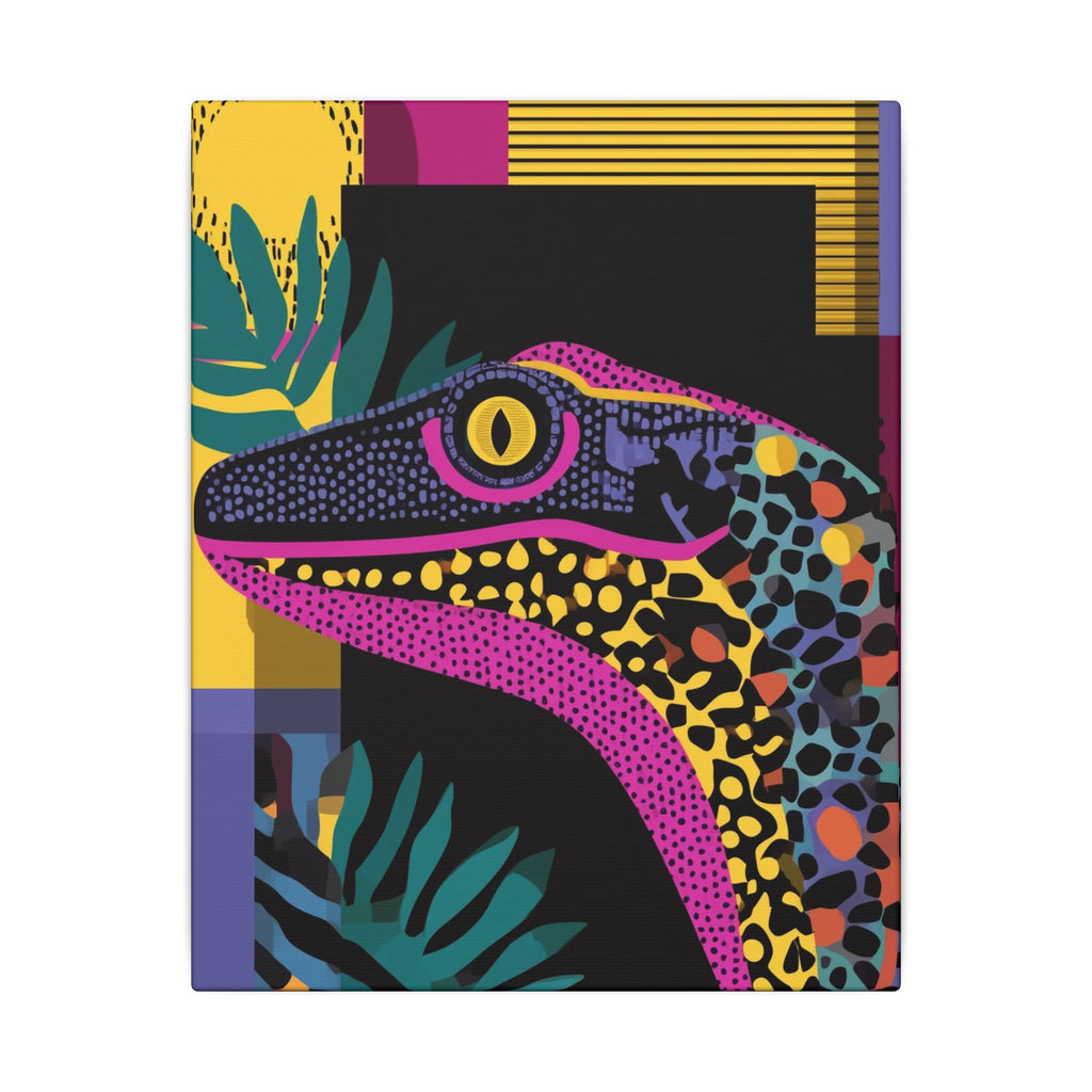 Geometric Reptile Fusion: Pop Art Lizard, Mosaic Textures, Vibrant Color Blocks   |  Personalized & Custom Orders Available