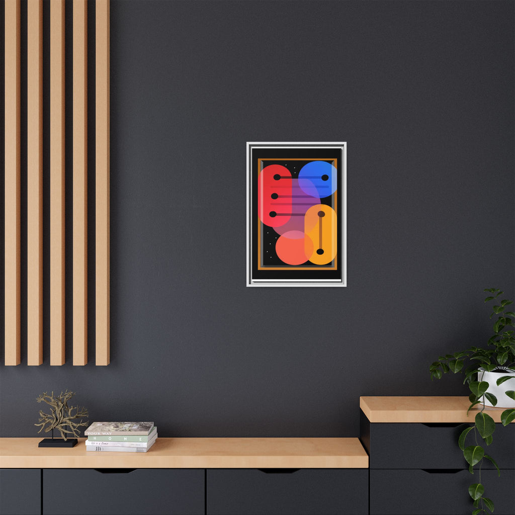 Celestial Geometry: Organic Shapes in Motion, Digital Abstract Composition, Vibrant Color Intersections   |   Custom Orders Accepted