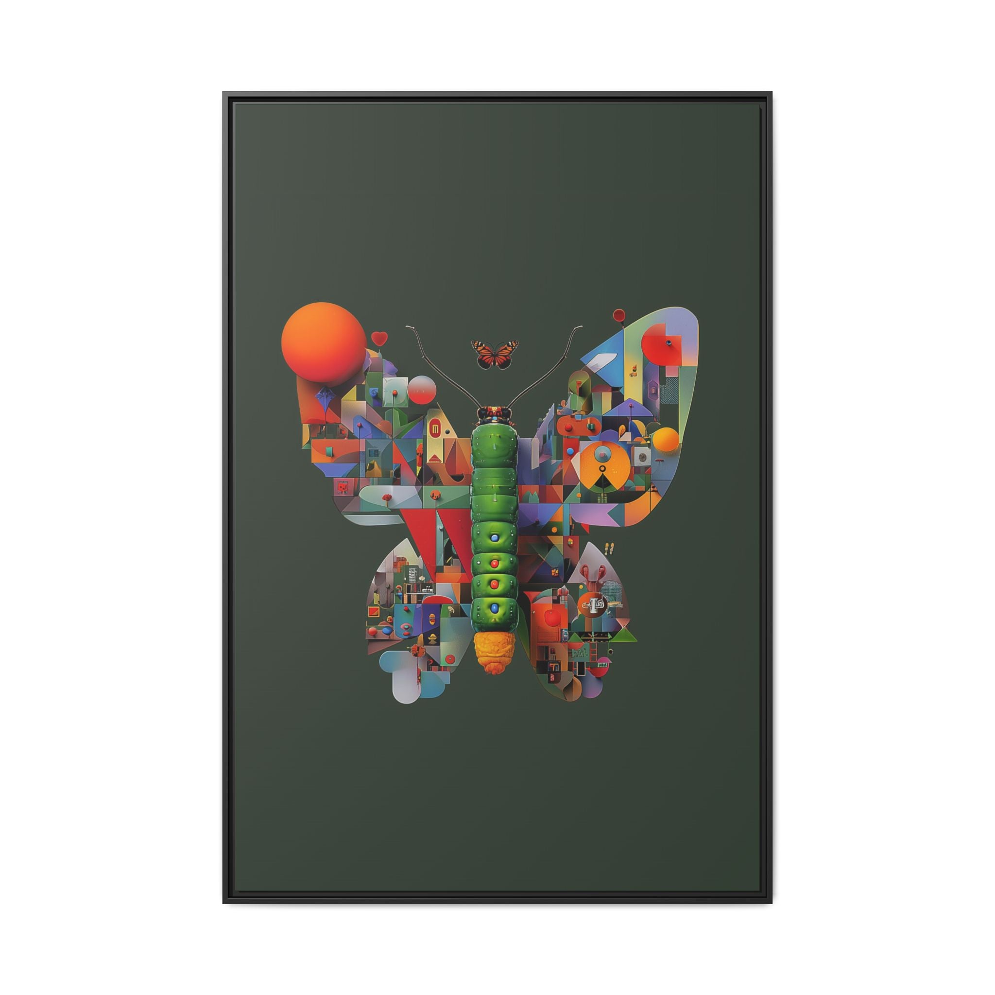 Furnie: Geometric Butterfly Mosaic, Digital Art Landscape   |    Custom Orders Available