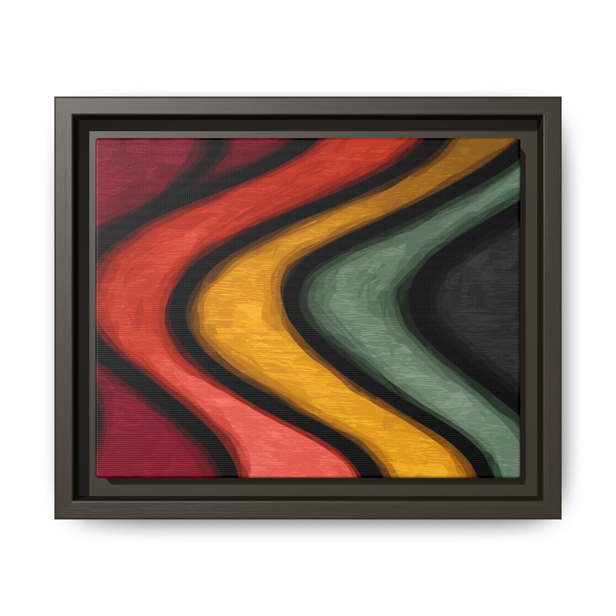 Undulating Rhythms: Vertical Wave Abstractions, Digital Color Flow, Minimalist Organic Motion   |   Custom Orders Accepted