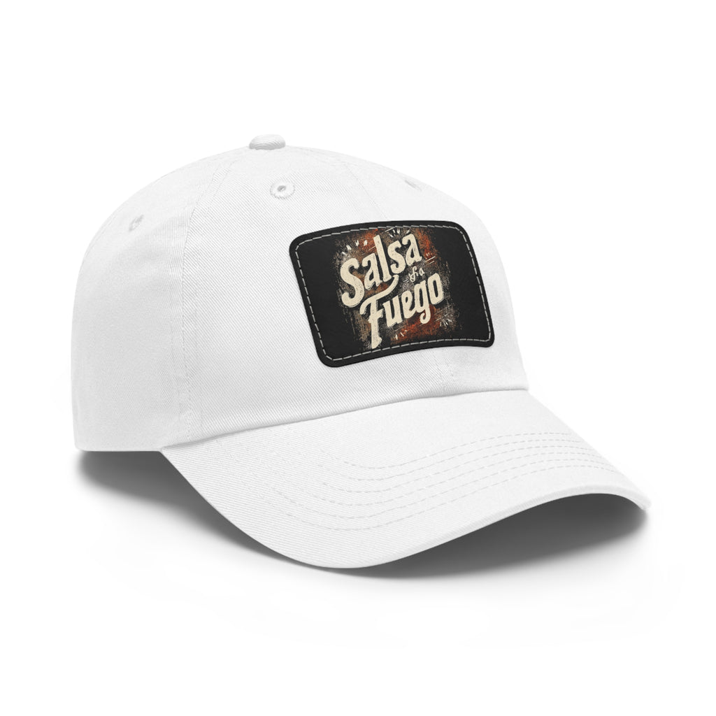 Salsa Fuego Dad Hat with Leather Patch (Rectangle)
