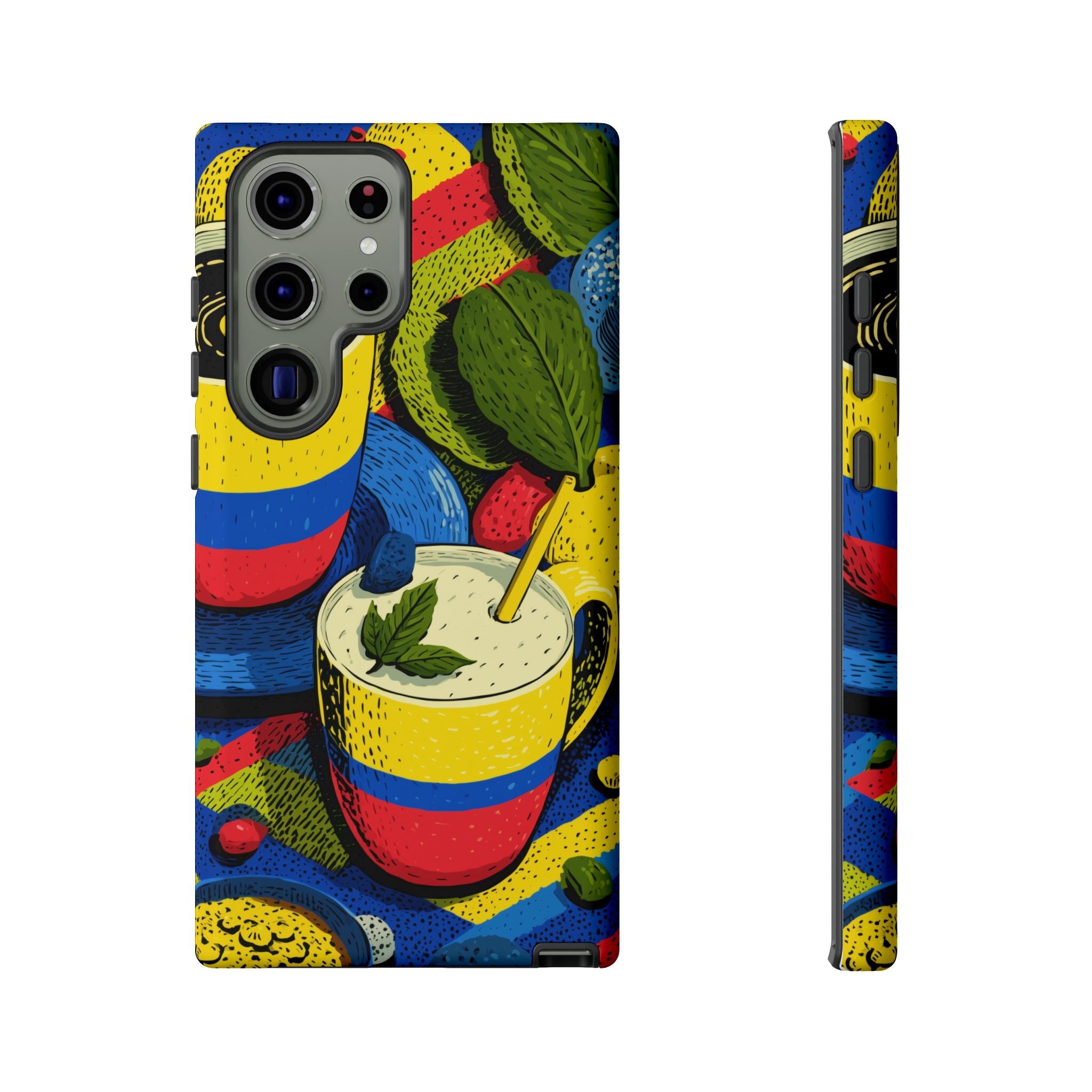 Vibrant Phone Case for Tough Cases | Colorful Colombian Art, Unique Gift, Trendy Accessory, Summer Style, Festival Must-Have