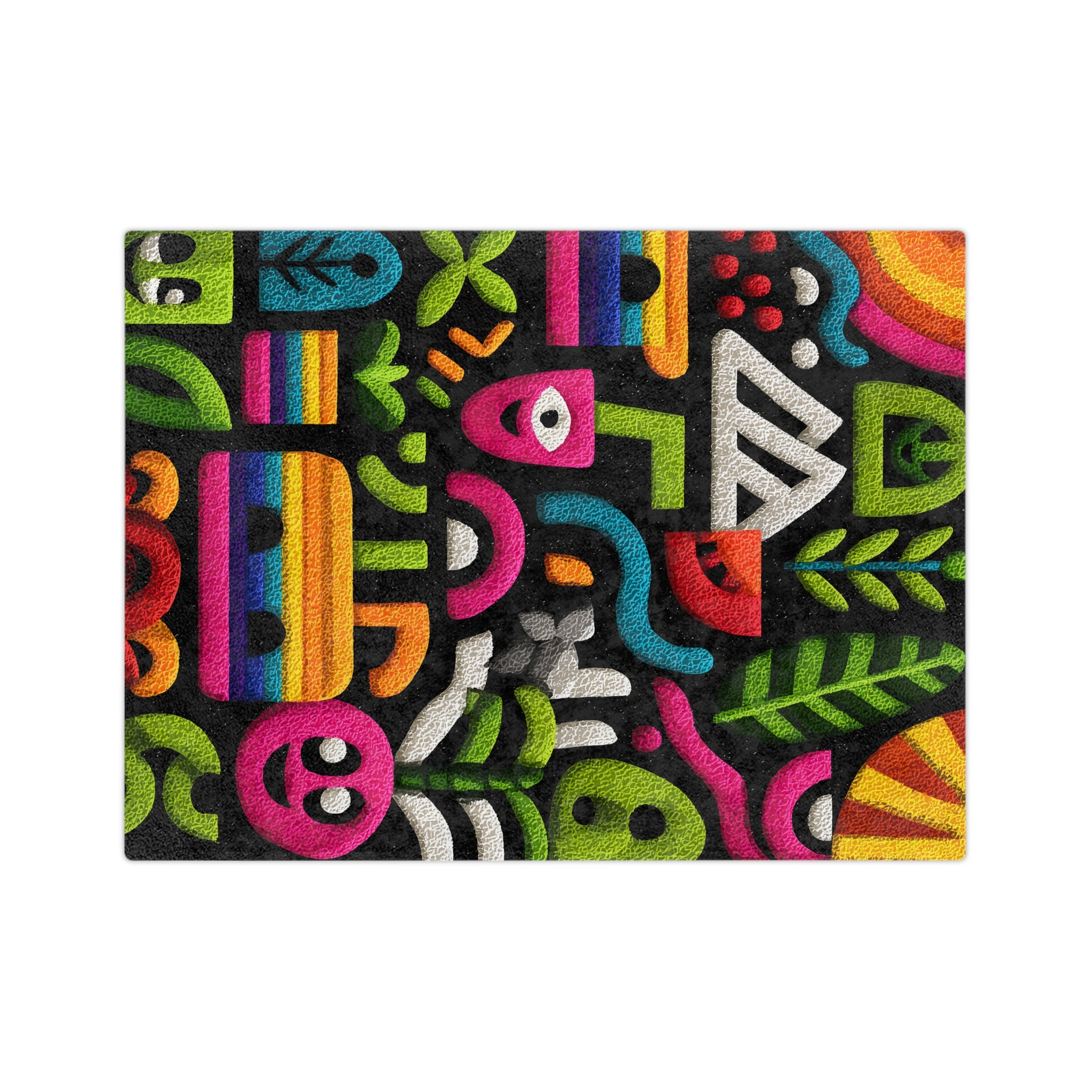 Colorful Microfiber Blanket Doona Cover, Duvet, Quilt - Cozy Decor, Perfect for Gifts, Kids Room, Vibrant Pattern, Fun and Playful Design