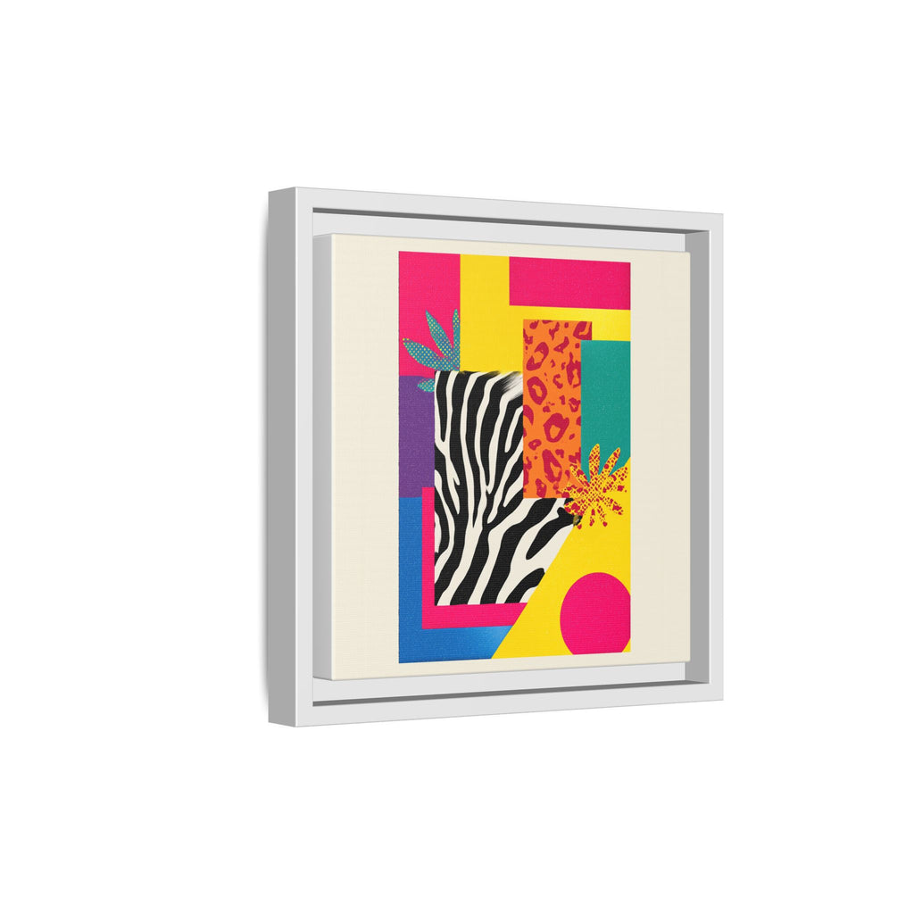 Zebra Stripes & Leopard Spots: 80s Pop Art Design, Memphis Style Graphic, Geometric Color Block Pattern   |   Custom Orders Accepted
