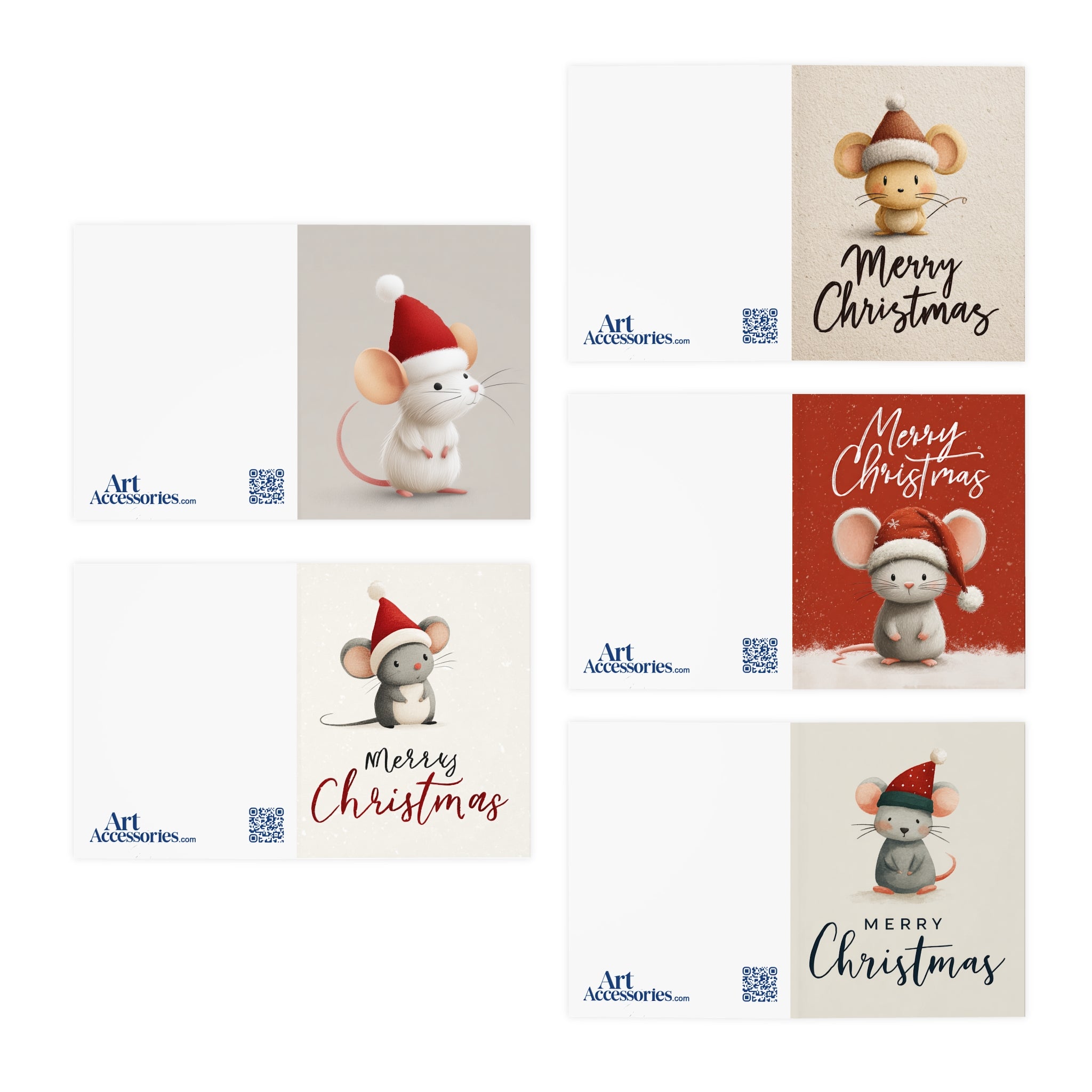 Cute Mice Mouse Rat Greeting Cards for All Occasions, Holiday Card Set, Birthday Wishes, Thank You Notes, Kids Greeting Cards, Animal Love