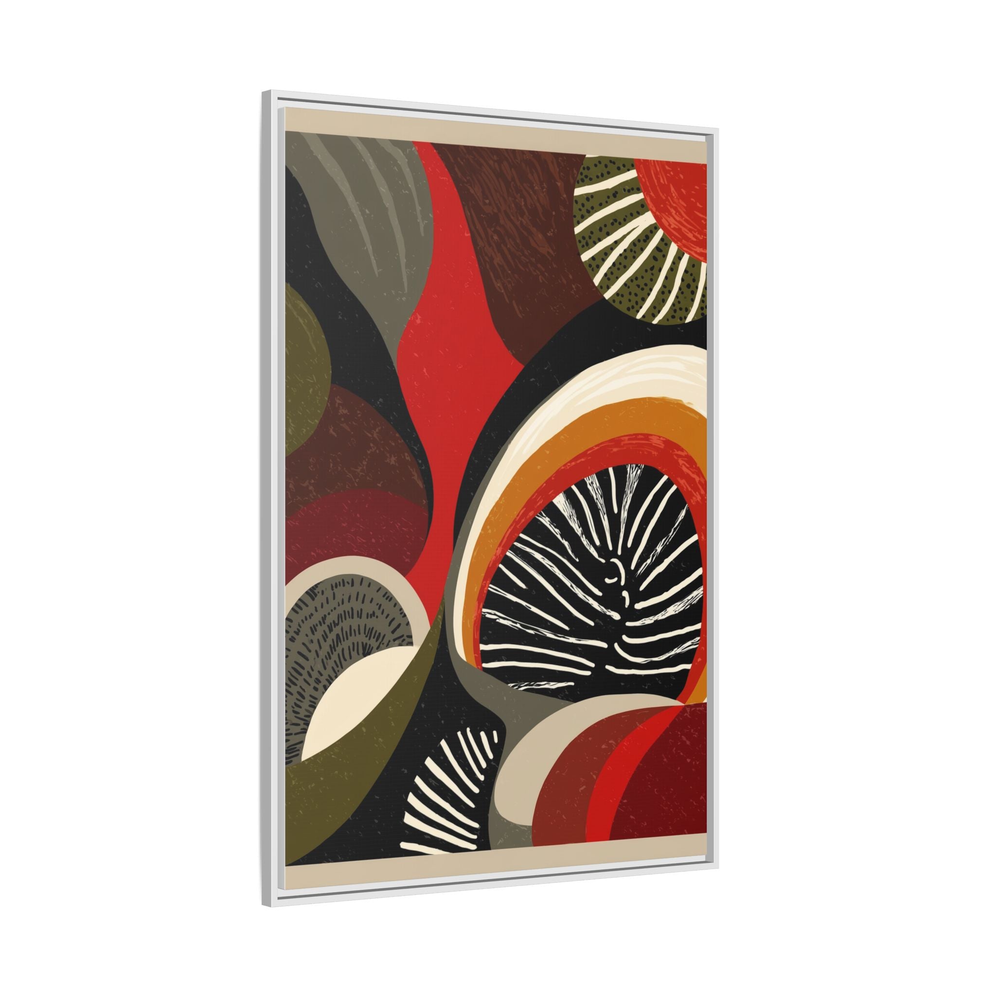 Geometric Rhythm: Abstract Composition, Mid-Century Modern Art, Radial Design Inspiration   |   Custom Orders Accepted
