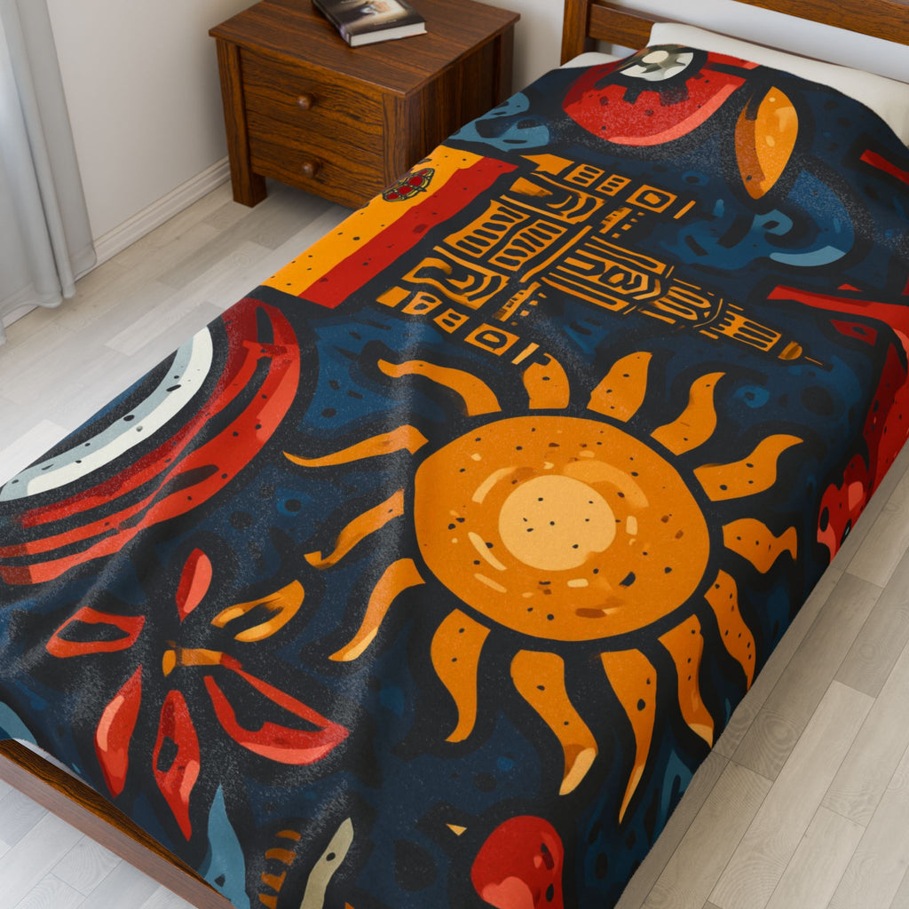 España Vibrante: Pop Art Celebration of Spanish Culture, Symbolic Geometric Design   |   Custom Orders Accepted