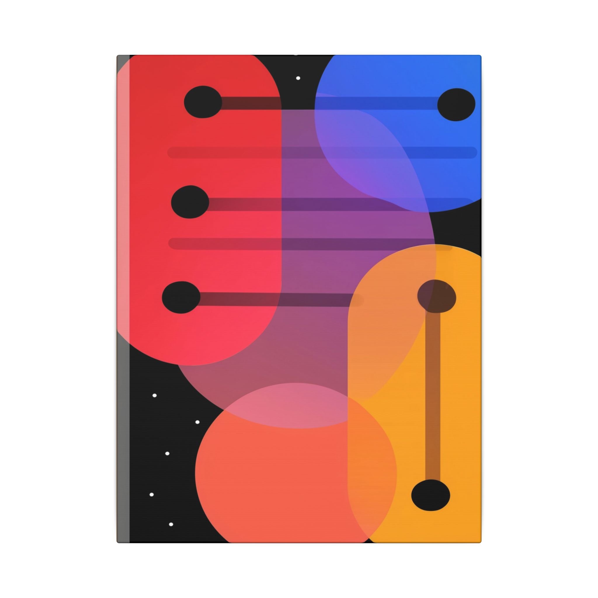 Cosmic Geometry: Abstract Shapes in Vibrant Colors, Digital Minimalist Design, Constructivist Inspiration   |   Custom Orders Accepted