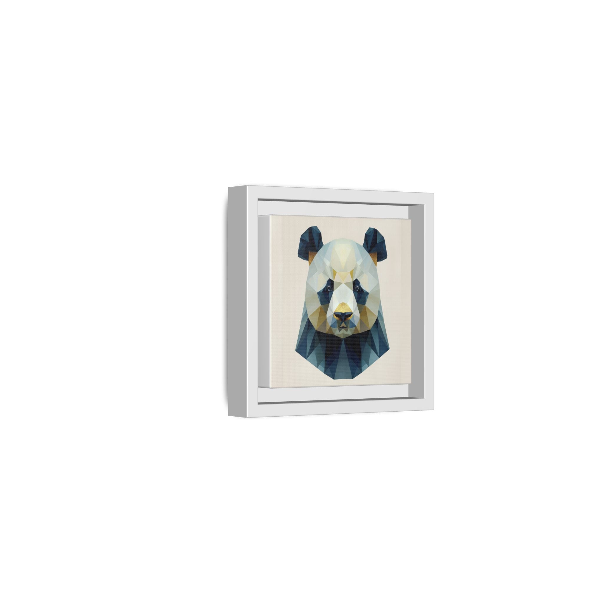 Geometric Panda Prism: Low-Poly Digital Wildlife Art, Minimalist Triangular Design   |  Personalized & Custom Orders Available