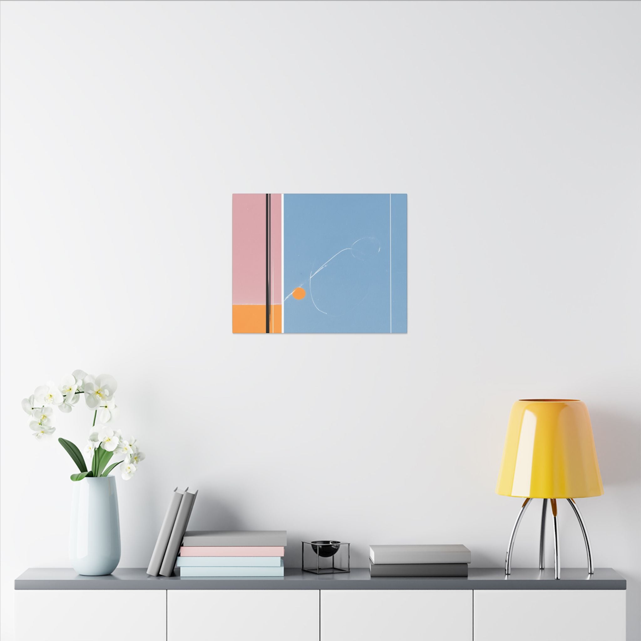 Geometric Harmony: Abstract Minimalist Composition, Modernist Color Fields, Constructivist Design Principles   |   Custom Orders Accepted