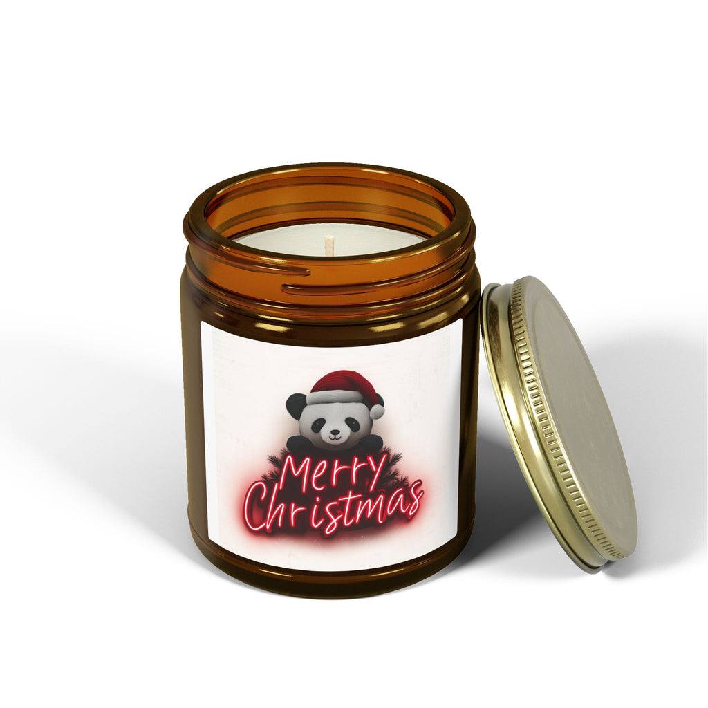 Merry Christmas Scented Candles | Coconut Apricot Wax | Holiday Décor, Gift for Her, Aromatherapy, Home Fragrance, Cozy Ambiance