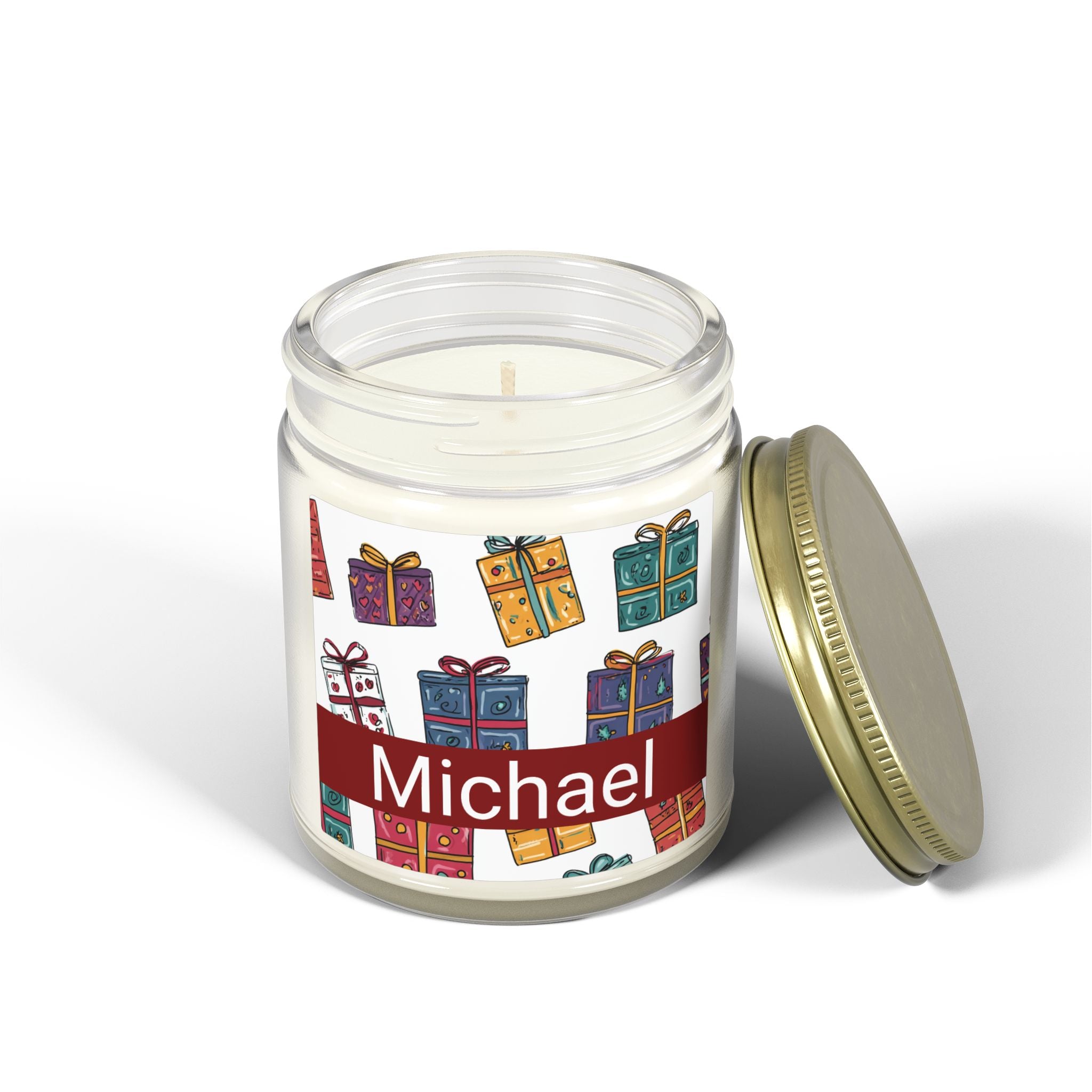 Personalized Festive Gift Scented Candles, Holiday Decor, Aromatherapy, Cozy Home, Unique Gifts, Eco-Friendly Candles