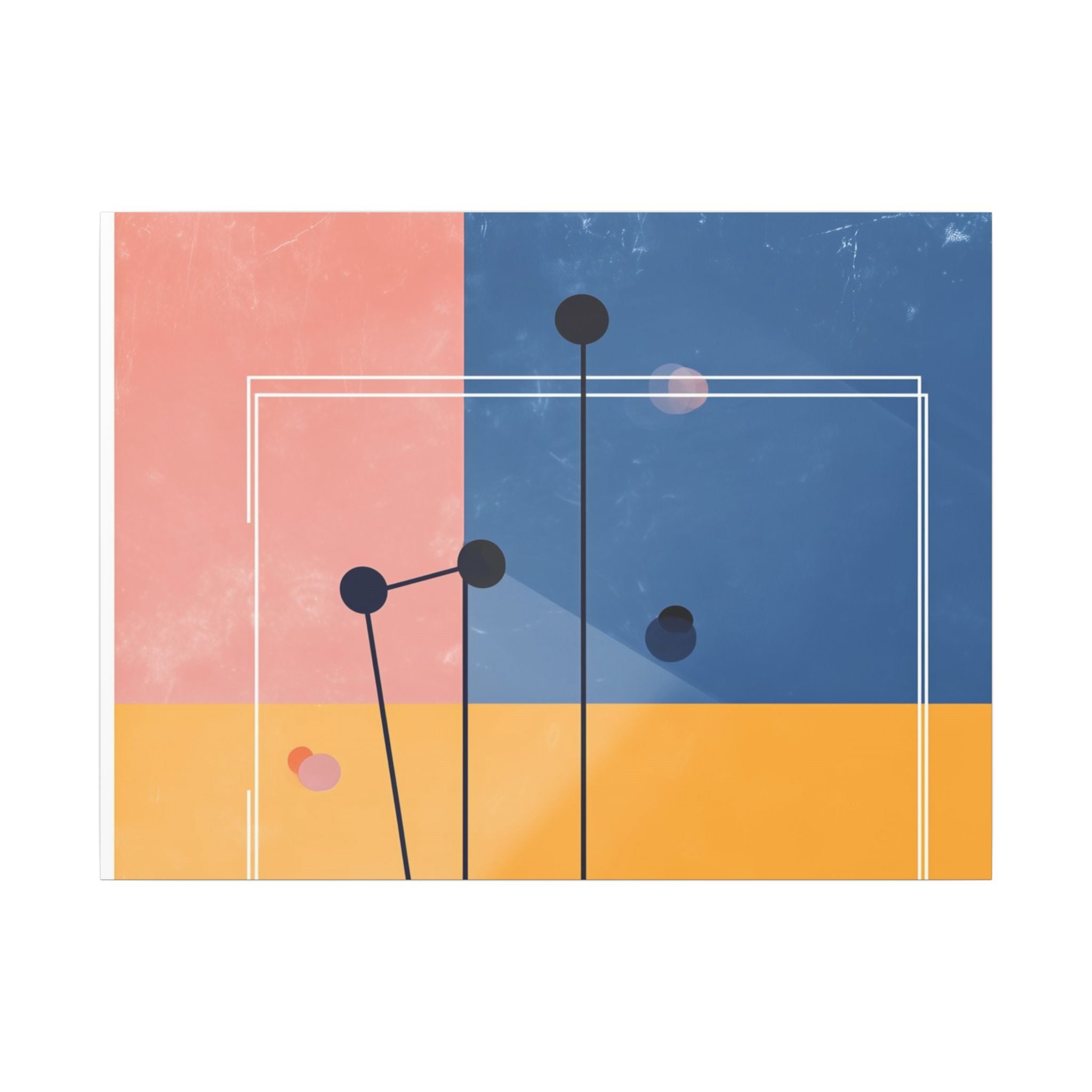 Geometric Harmony: Minimalist Color Blocks, Digital Abstract Design, Structural Contemporary Art   |   Custom Orders Accepted