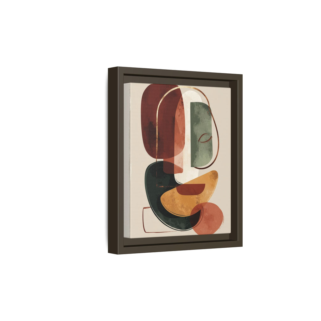 Layered Geometries: Mid-Century Modern Composition, Organic Abstract Design, Translucent Intersecting Shapes   |   Custom Orders Accepted