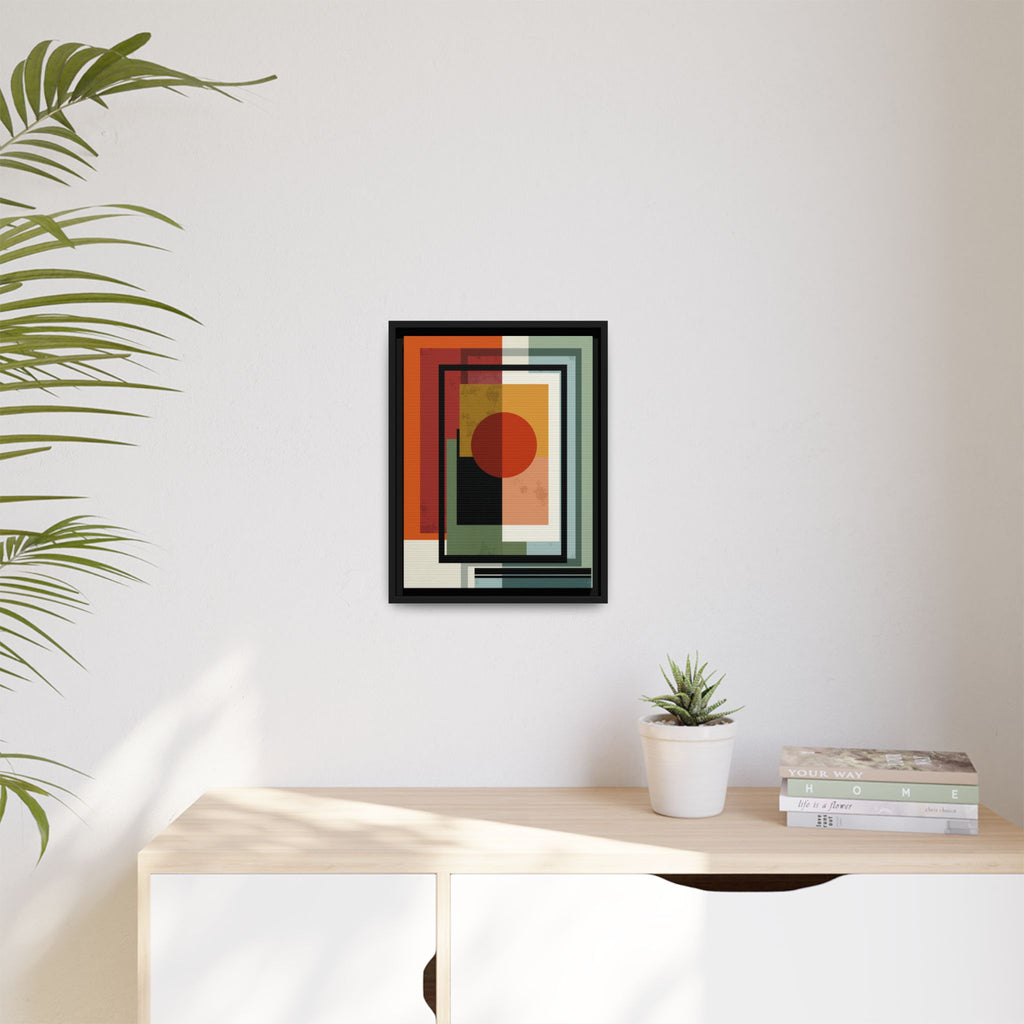 Geometric Harmonies: Mid-Century Modern Composition, Constructivist Inspiration, Abstract Rectangular Interplay   |   Custom Orders Accepted