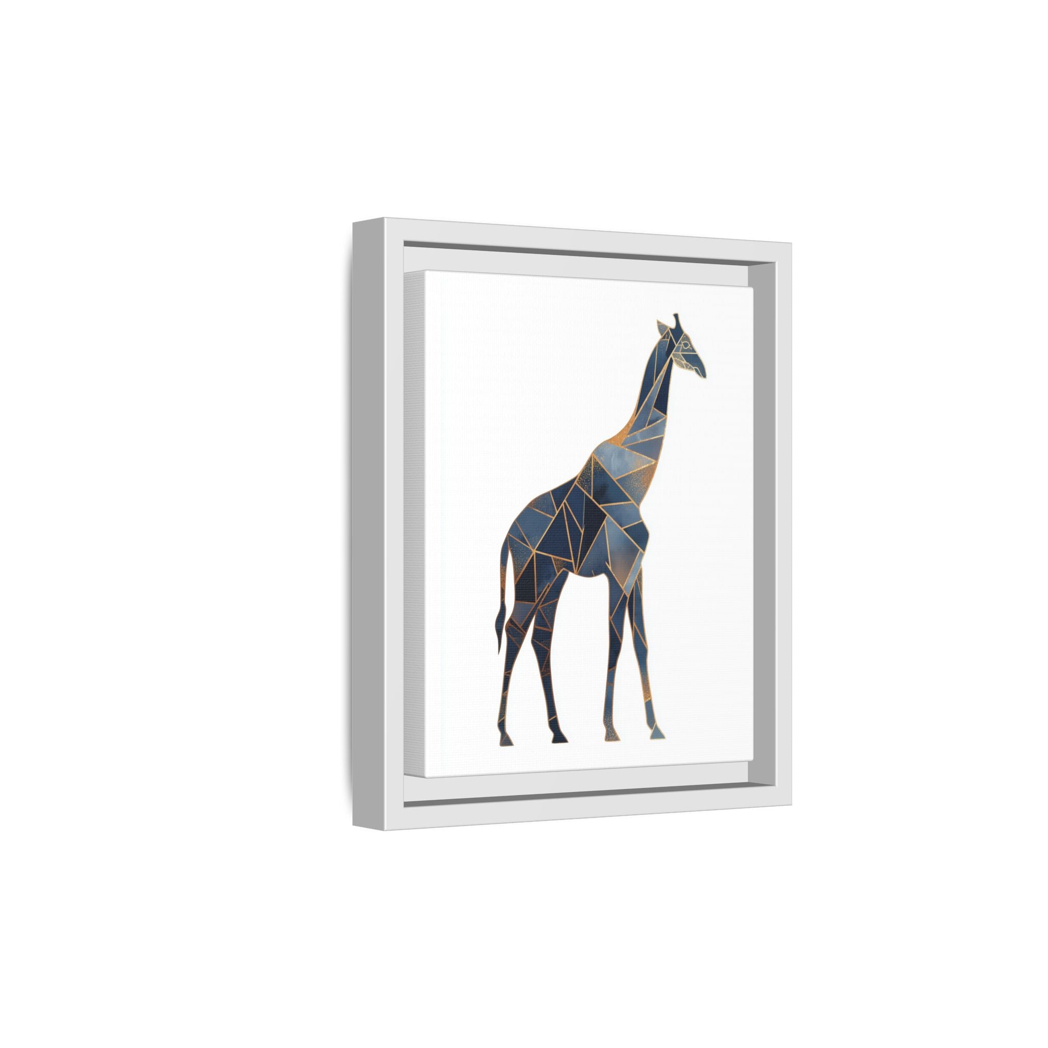 Geometric Giraffe Framed Print : Polygonal Wildlife Art, Modern Mosaic Design   |  Personalized & Custom Orders Available