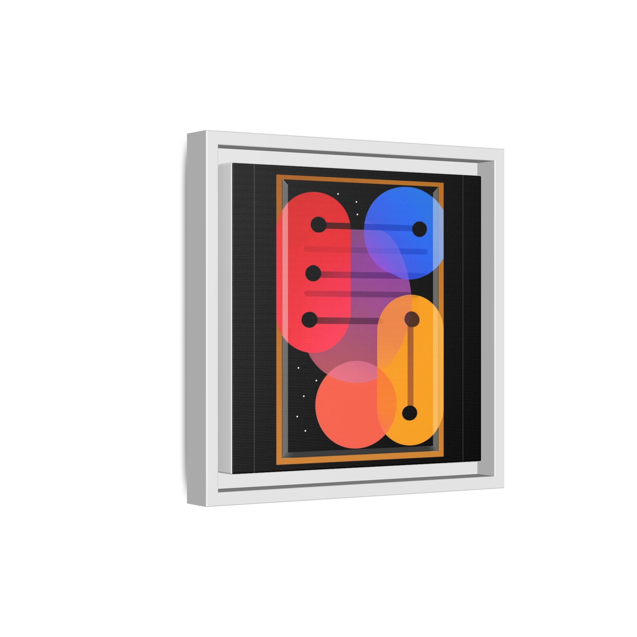 Celestial Geometry: Organic Shapes in Motion, Digital Abstract Composition, Vibrant Color Intersections   |   Custom Orders Accepted