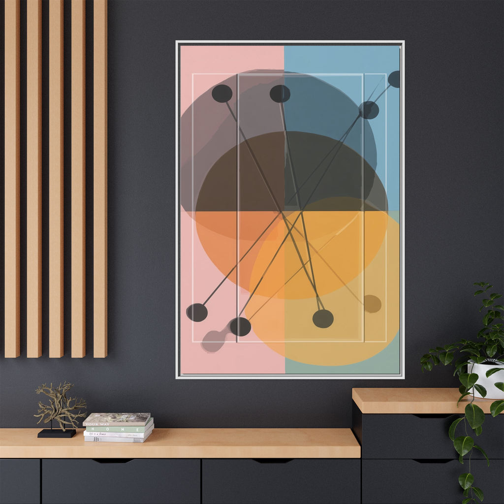 Geometric Intersections: Pastel Quadrants, Mid-Century Minimalism, Network Nodes   |   Custom Orders Accepted