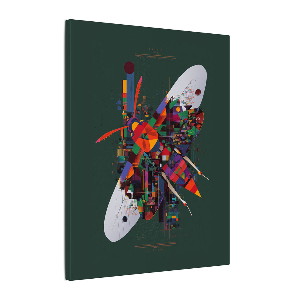 Metamorphic Geometry: Digital Cubist Butterfly, Urban Fragmentation Landscape   |    Custom Orders Available