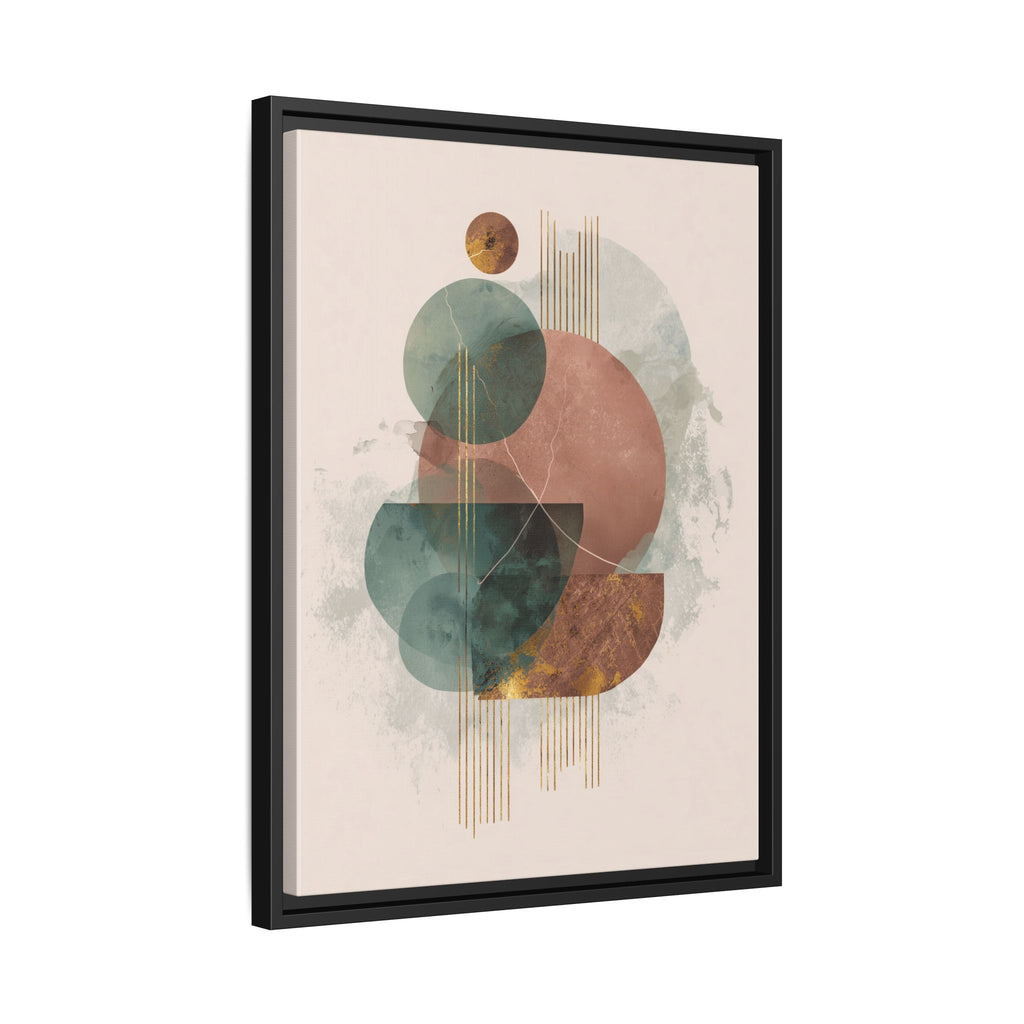 Translucent Geometries: Abstract Circles, Mid-Century Minimalism, Watercolor Layers   |   Custom Orders Accepted