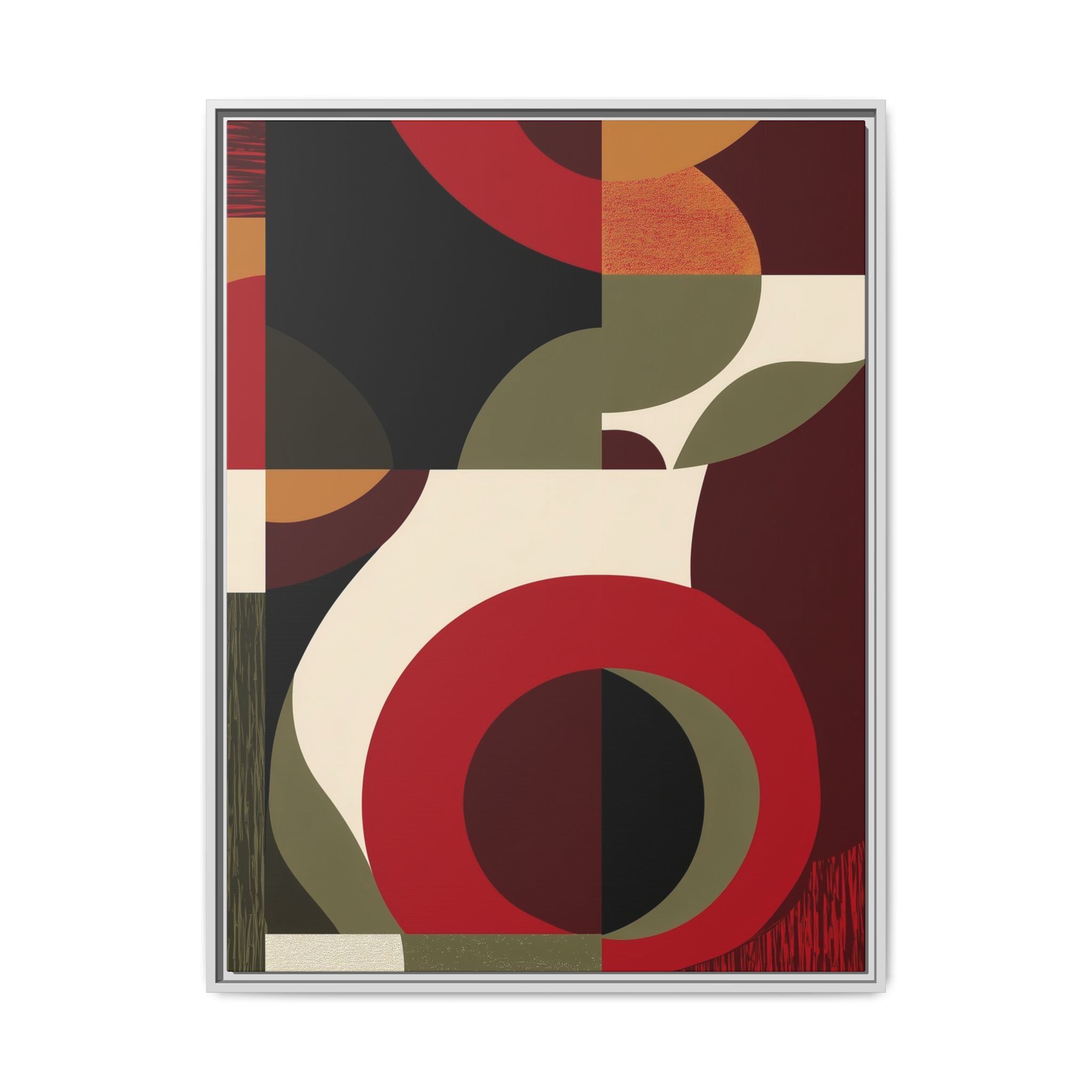 Geometric Intersections: Mid-Century Modern Design, Abstract Architectural Composition, Rhythmic Curved Forms   |   Custom Orders Accepted