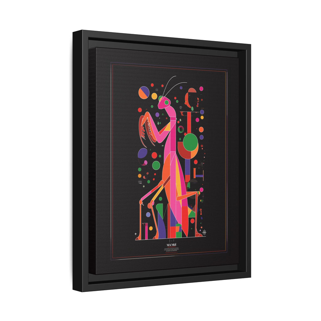 MANKE: Geometric Praying Mantis, Cubist Color Block Design   |    Custom Orders Available
