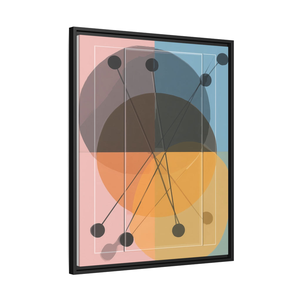 Geometric Intersections: Pastel Quadrants, Mid-Century Minimalism, Network Nodes   |   Custom Orders Accepted
