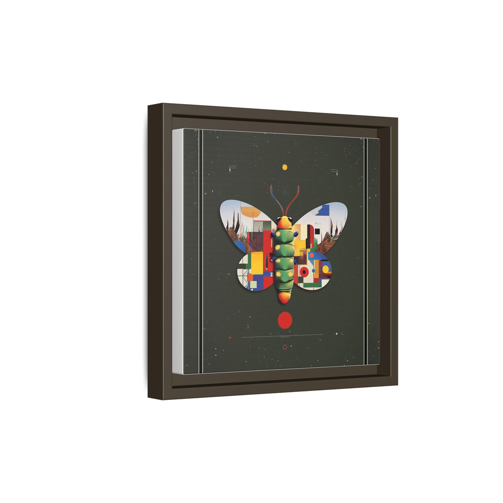 Geometric Butterfly Framed Print : Digital Cubist Interpretation, Modernist Entomological Design   |  Personalized & Custom Orders Available