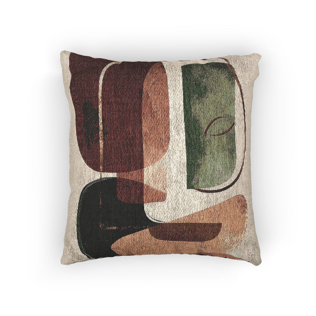 Organic Geometries: Abstract Shapes in Earthy Tones, Mid-Century Modern Composition   |    Custom Orders Available
