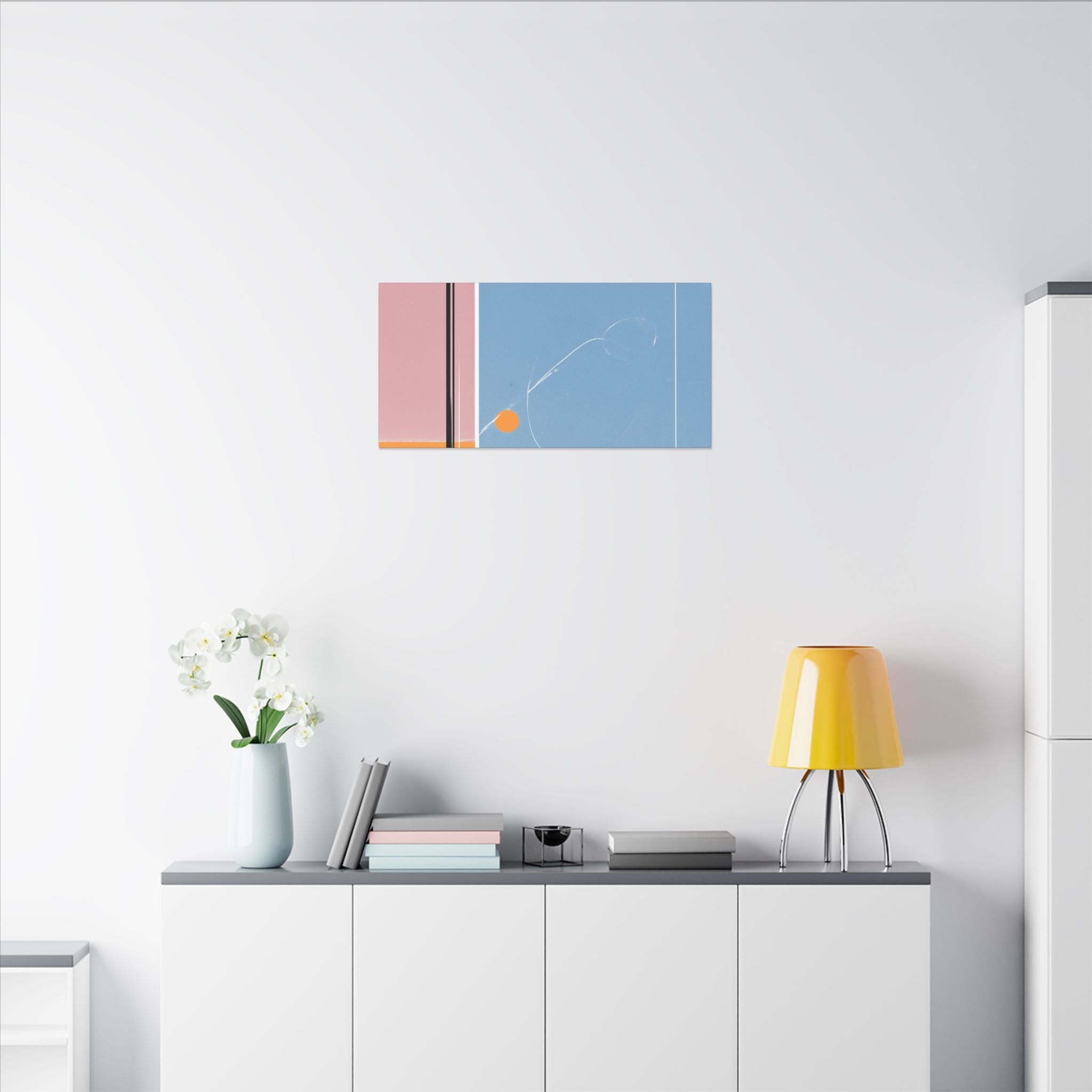 Geometric Harmony: Abstract Minimalist Composition, Modernist Color Fields, Constructivist Design Principles   |   Custom Orders Accepted
