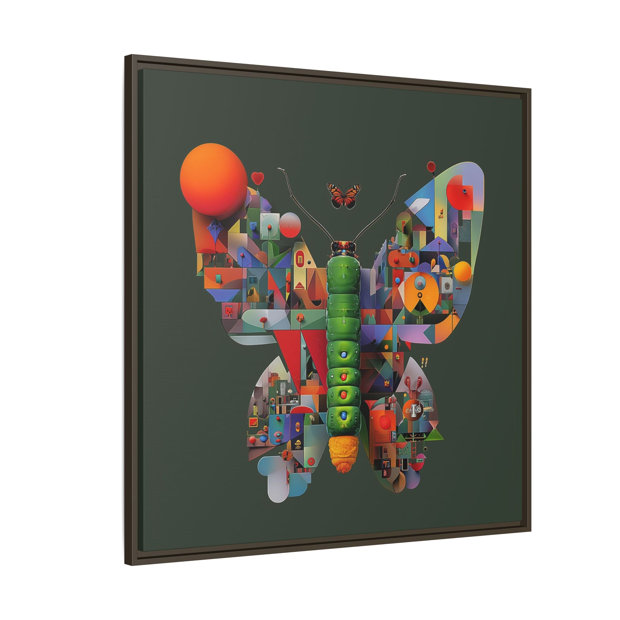 Furnie: Geometric Butterfly Mosaic, Digital Art Landscape   |    Custom Orders Available