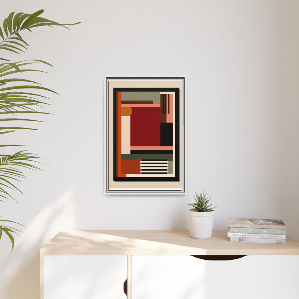 Architectural Geometries: Modern Abstract Composition, Bauhaus-Inspired Design, Geometric Color Blocking   |   Custom Orders Accepted