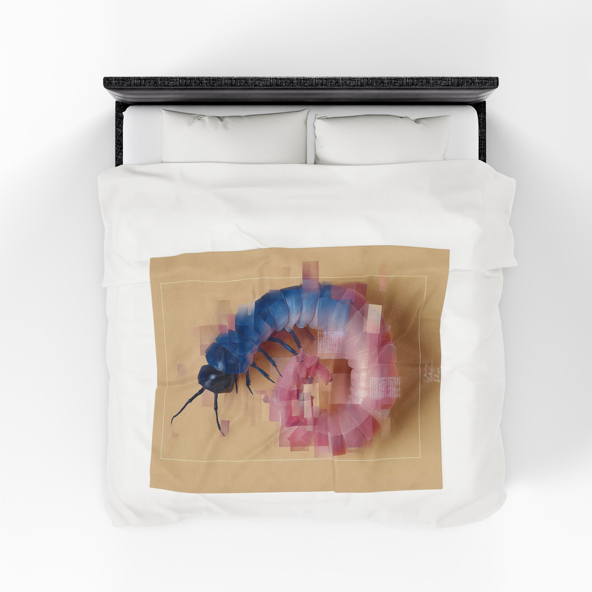 Fractured Beetle: Digital Glitch Entomology, Pixelated Abstract Insect Art   |    Custom Orders Available