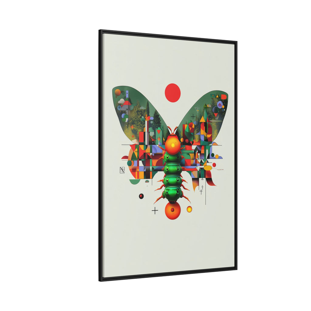 Digital Butterfly Framed Print, Cubist Architectural Abstraction   |  Personalized & Custom Orders Available